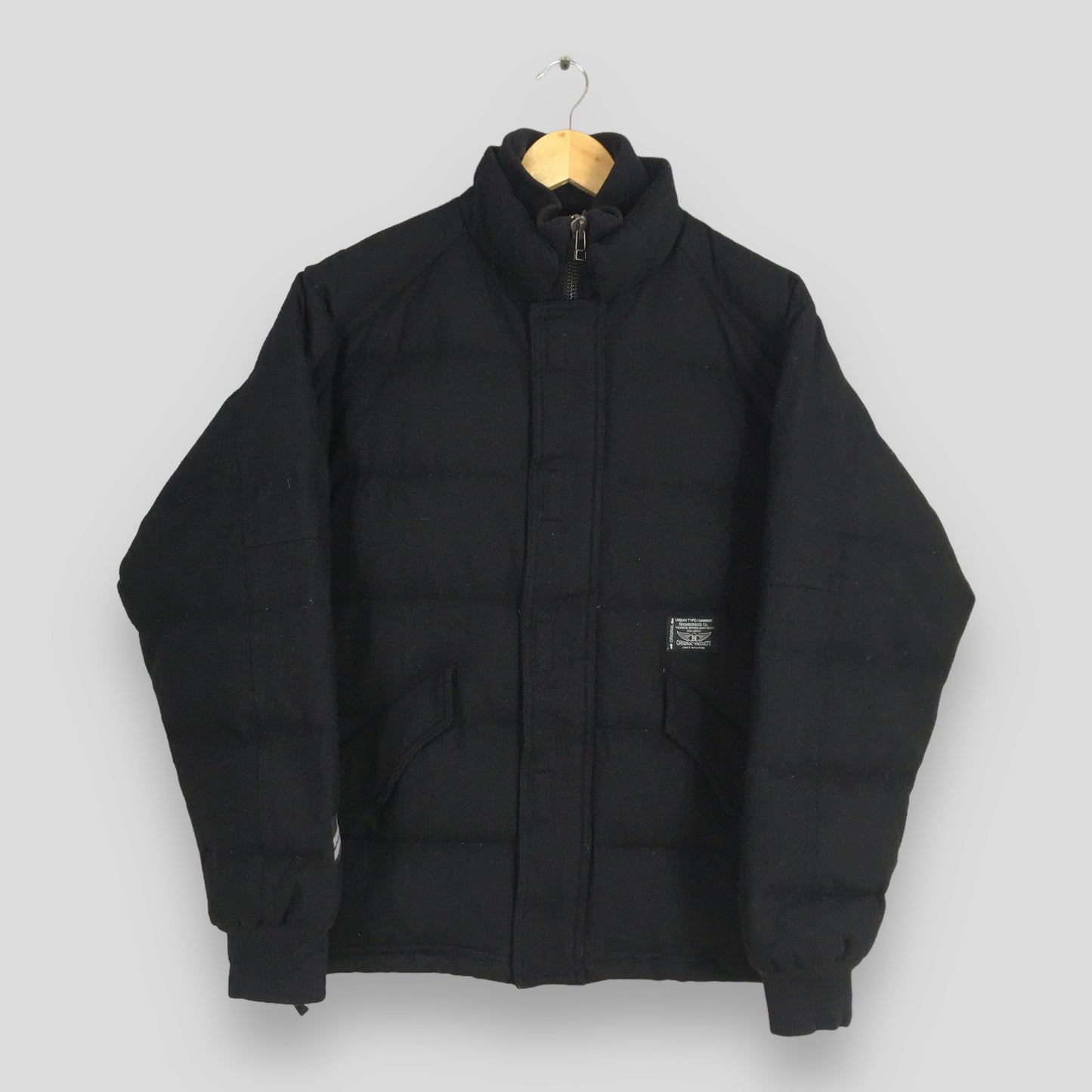 Neighborhood Japan Puffer Wool Black Jacket Large