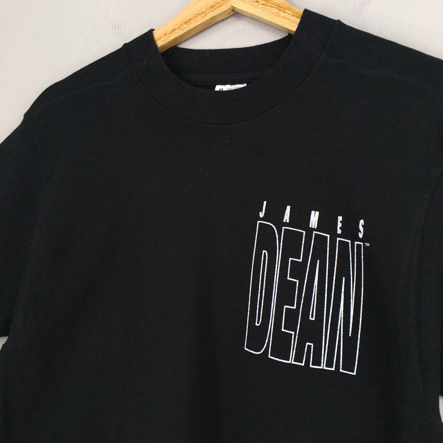 James Dean Movie Promo Black T shirt Medium