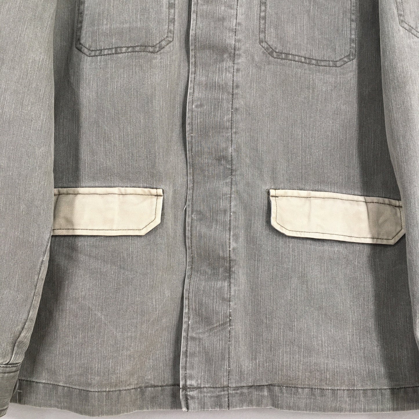 Columbia Gray Workwear Denim Jacket Large