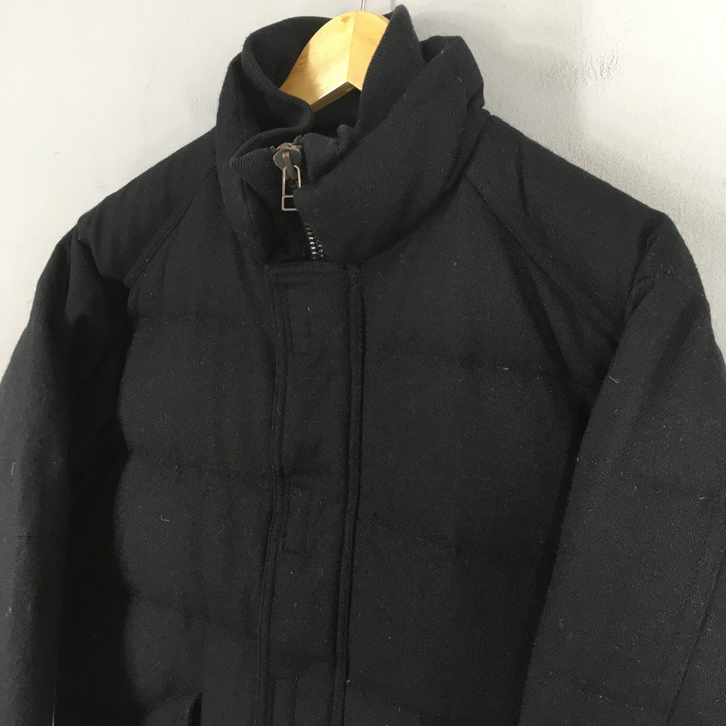 Neighborhood Japan Puffer Wool Black Jacket Large