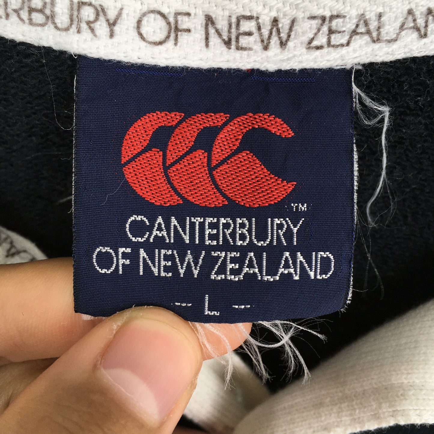 Canterbury New Zealand Stripes Rugby Shirt Large