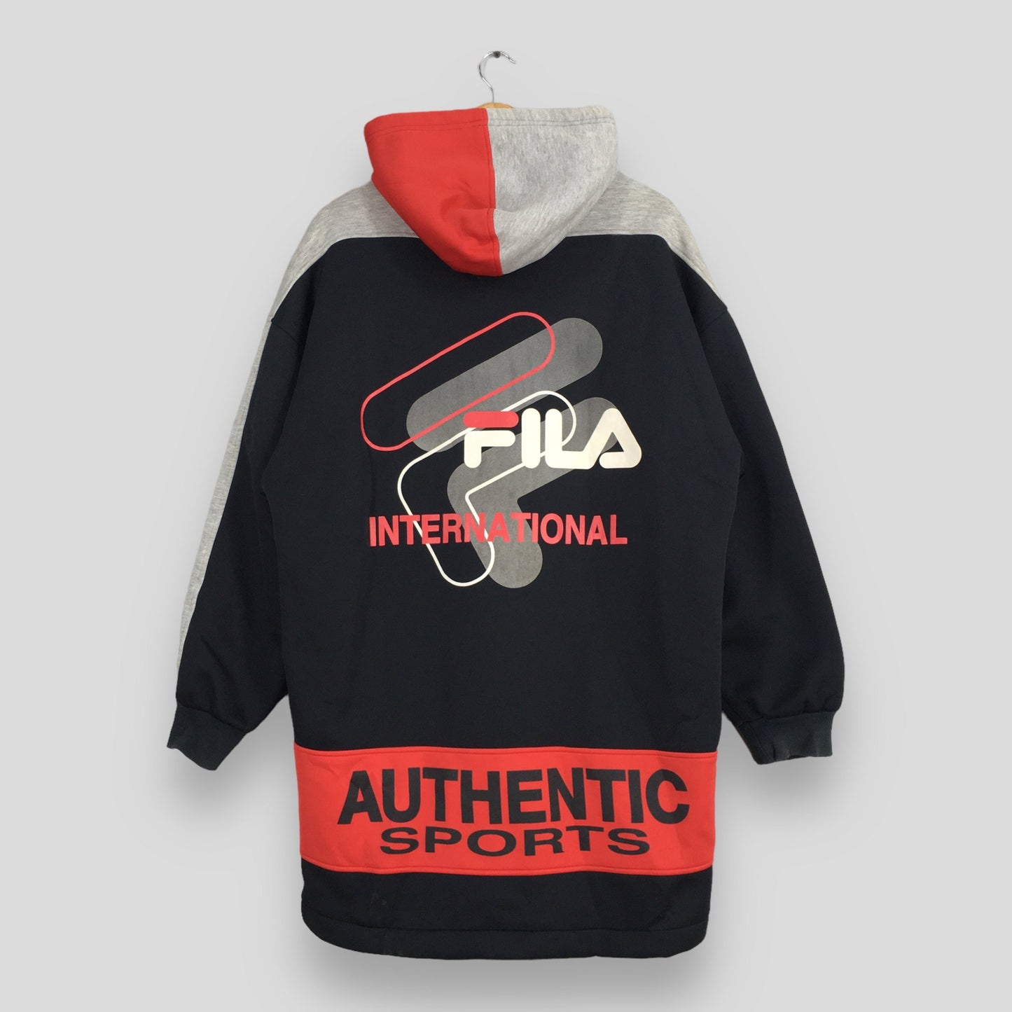 Fila Sherpa Hoodie Multicolor Parka XLarge