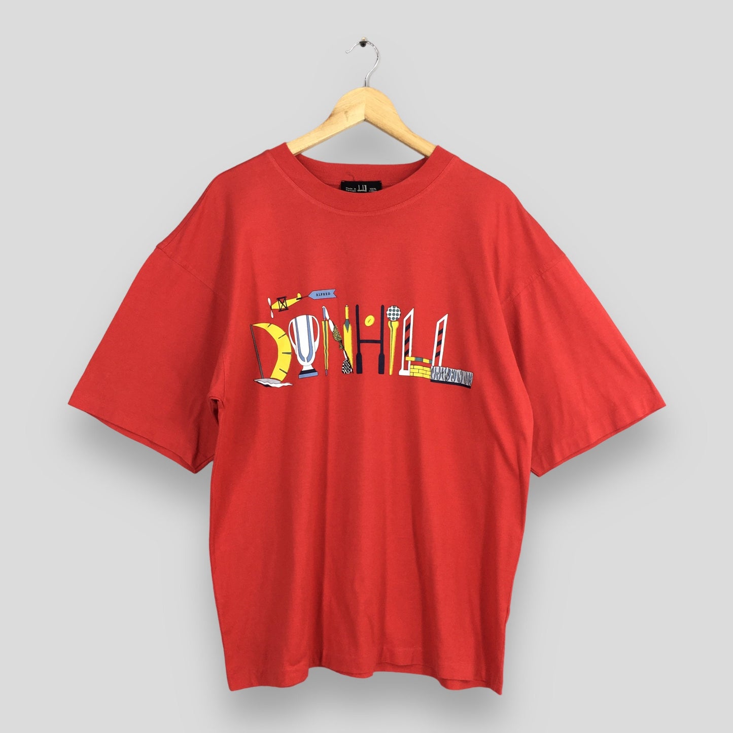 Dunhill Red T shirt Medium