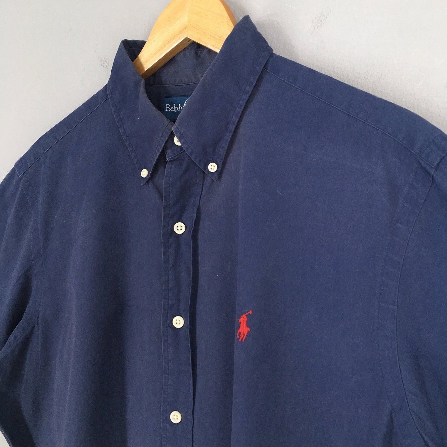 Ralph Lauren Blue Casual Button Up Shirt Large