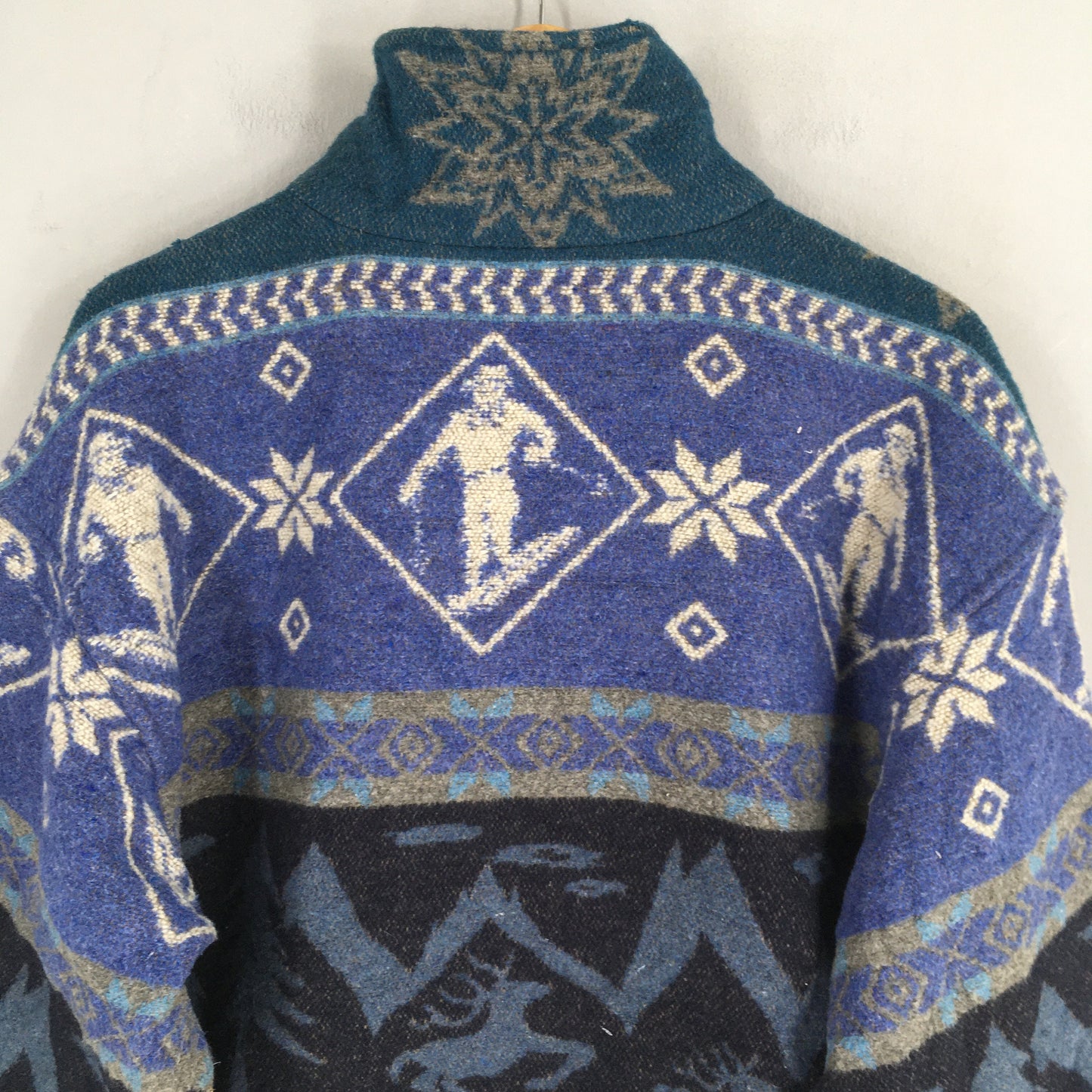 LL Bean Usa Aztec Navajo Wool Sweater Medium