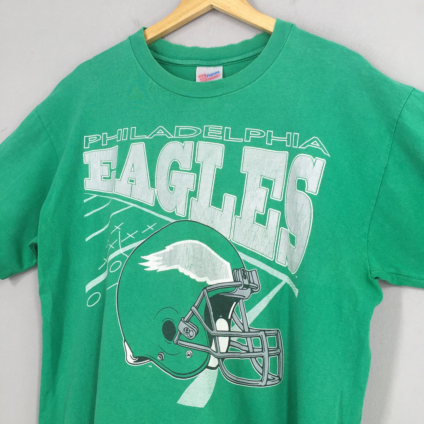 Philadelphia Eagles Nfl Green T shirt Large