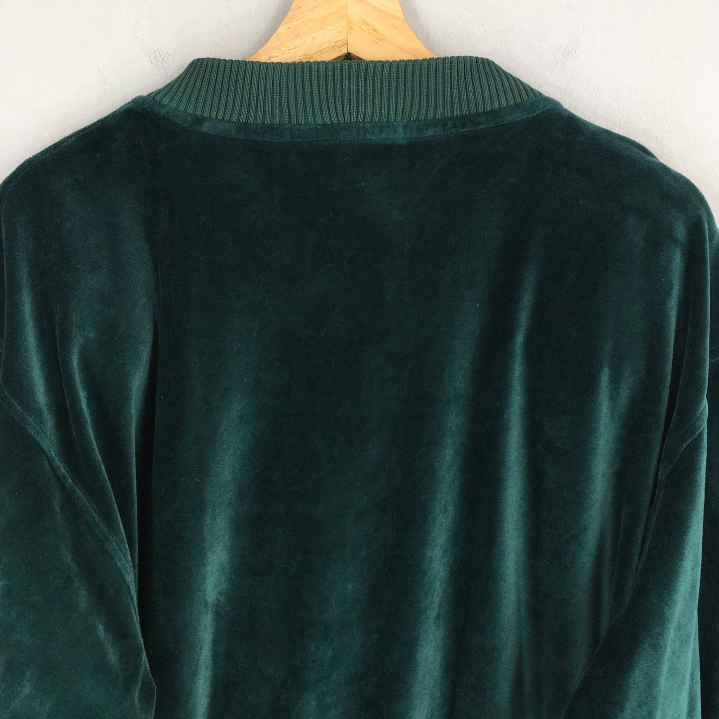 Lanvin Studio Paris Green Velour Jacket Medium