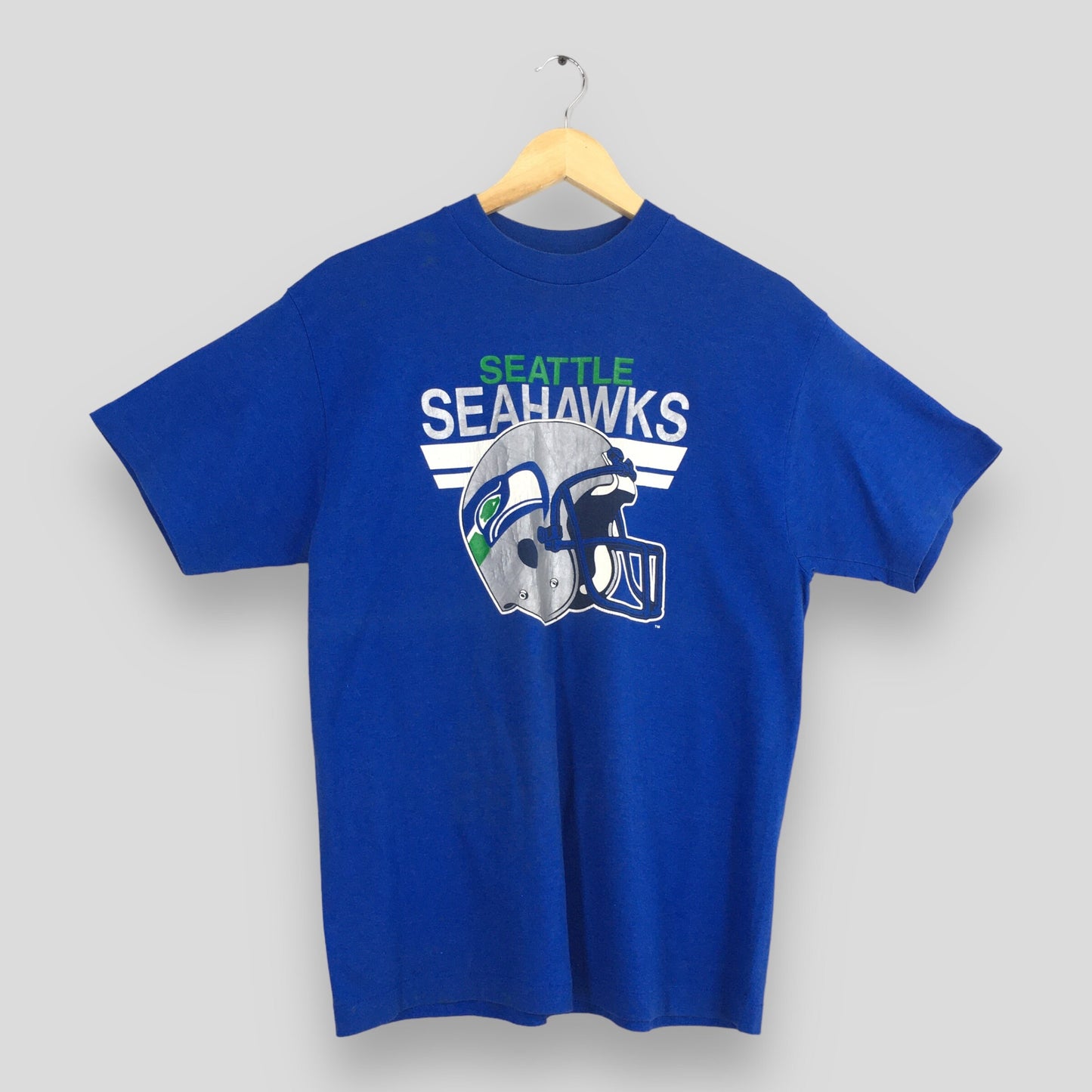 Seattle Seahawks Football NFL Blue T shirt XLarge