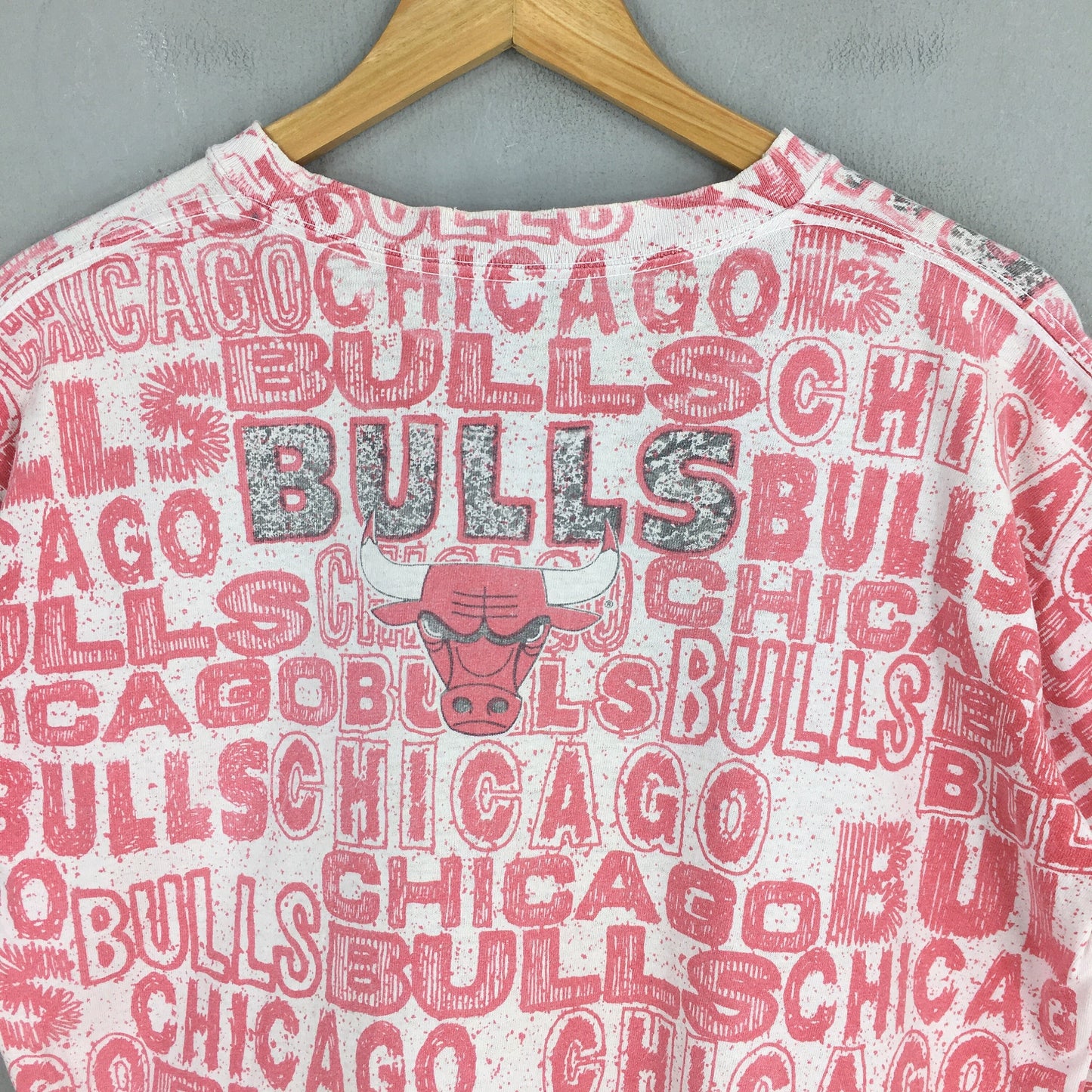 Chicago Bulls Nba World Champions Red T shirt Large