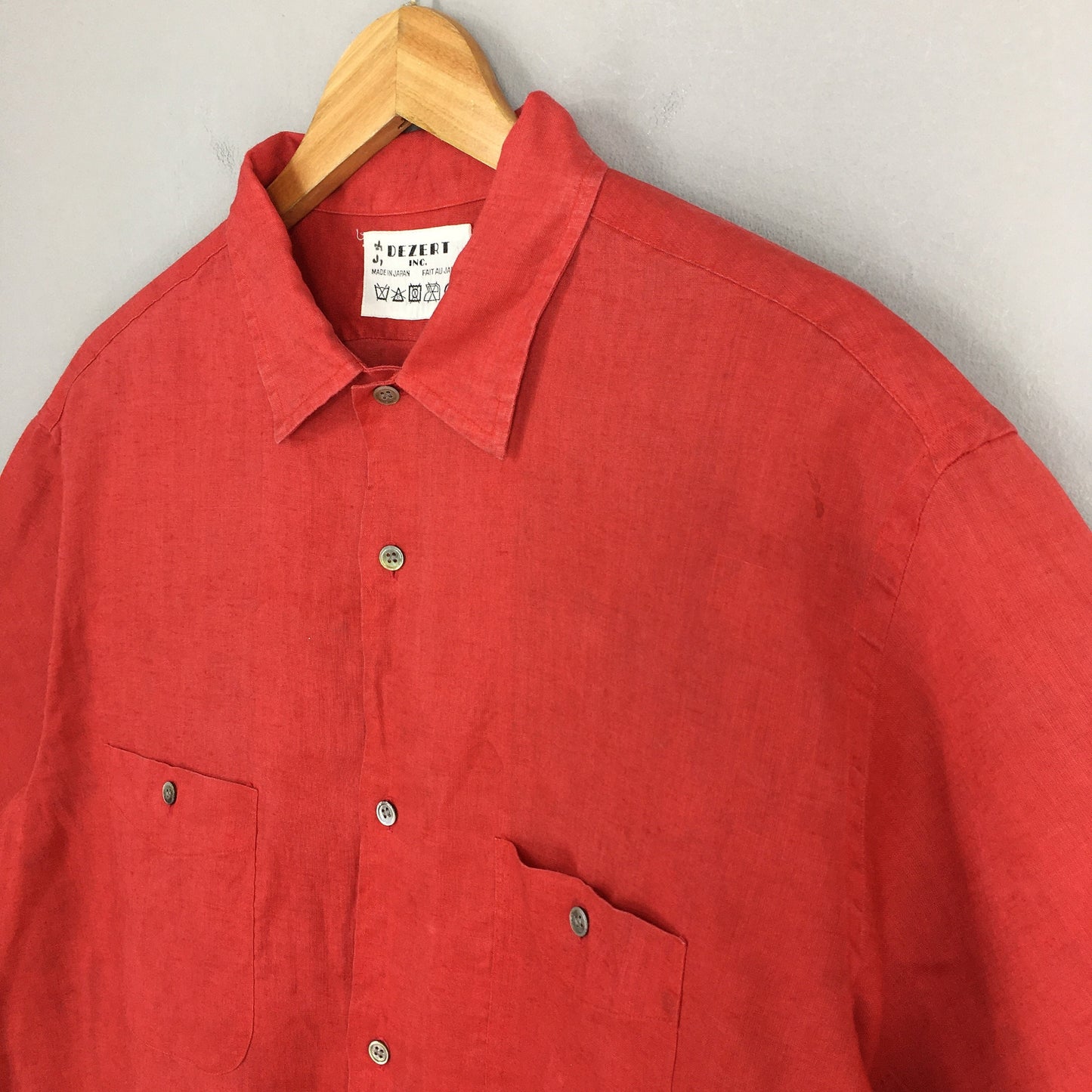 Dezert Made In Japan Linen Work Shirt XLarge