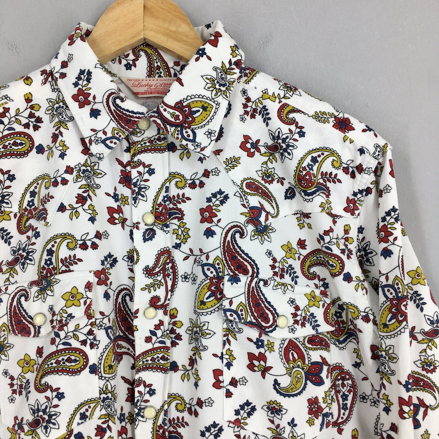 Paisley Floral Shirt Casual Medium