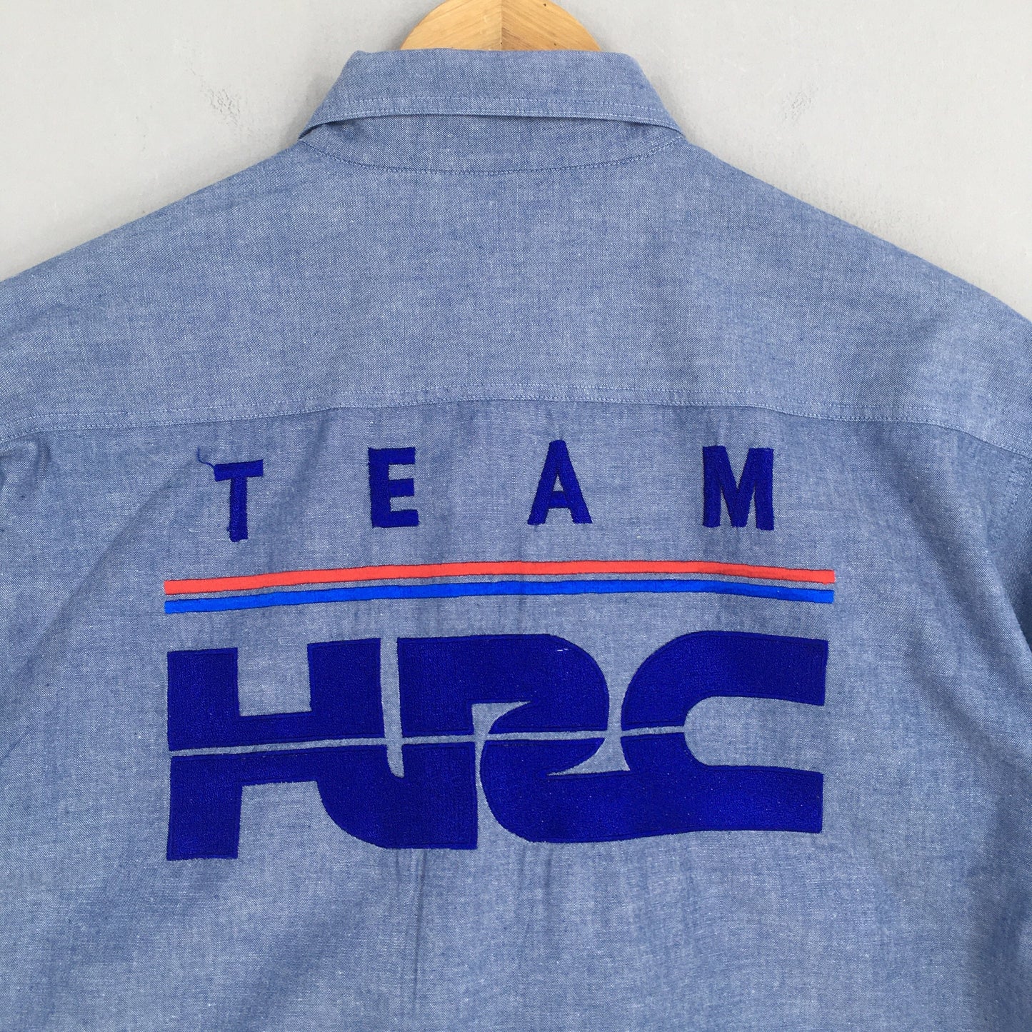 Honda Racing Team HRC Chambray Blue Shirt Medium