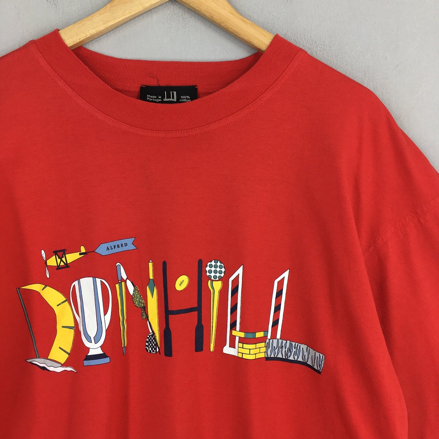 Dunhill Red T shirt Medium