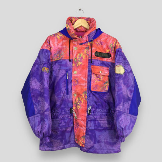 Descente Japan Multicolor Retro Ski Jacket Large