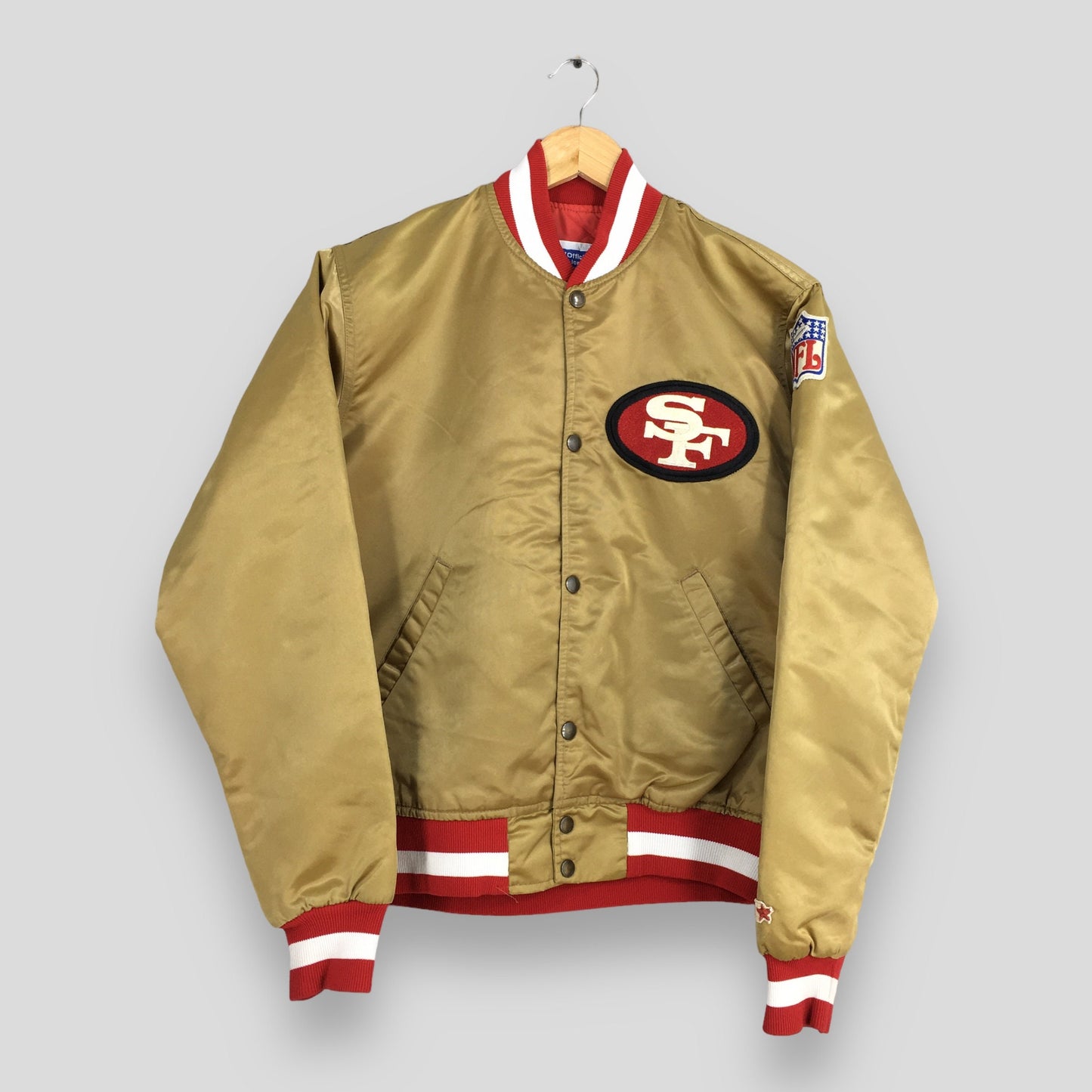 San Francisco 49ers NFL Satin Jacket Medium