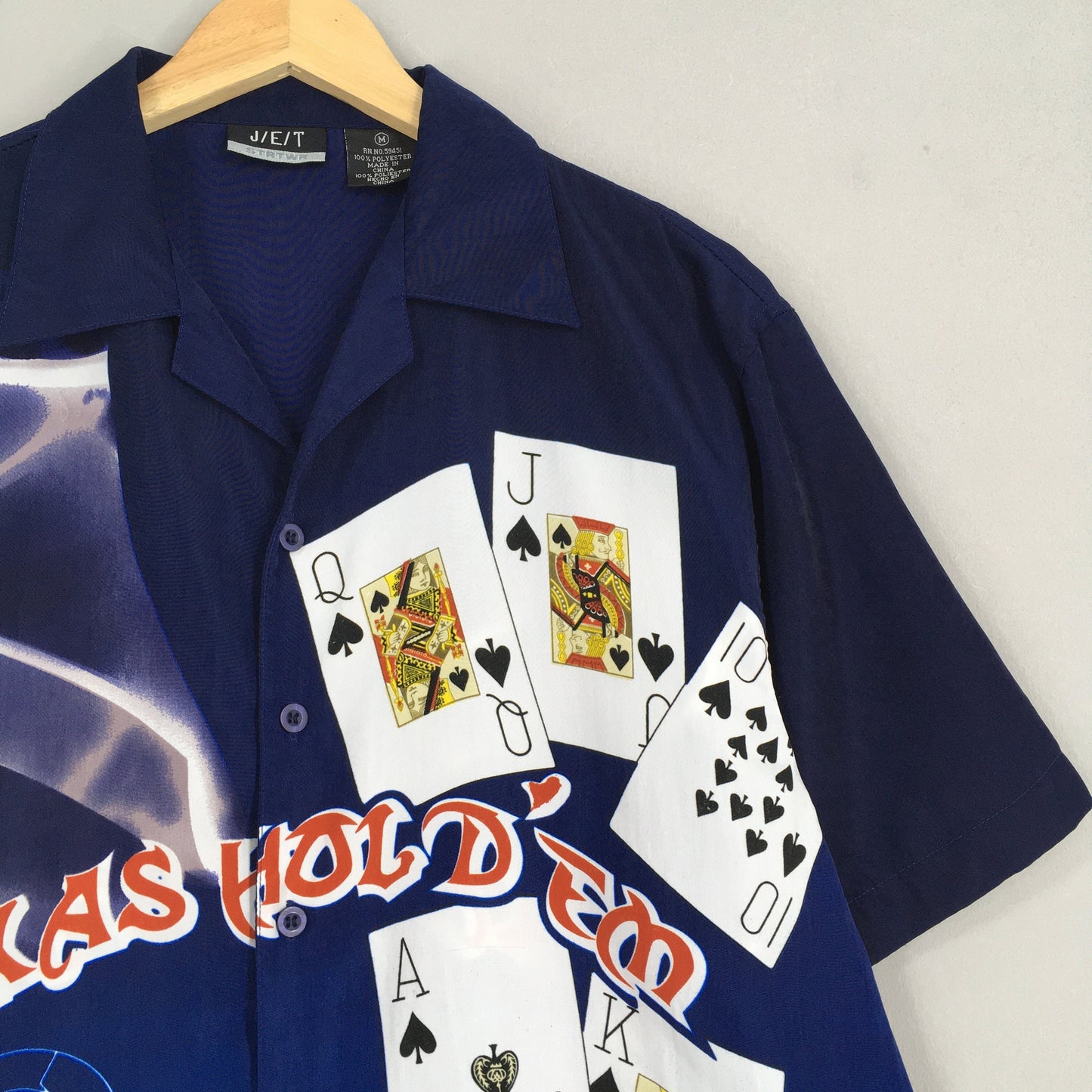 Vintage 90s King Casino Texas Hold'em Shirt Medium