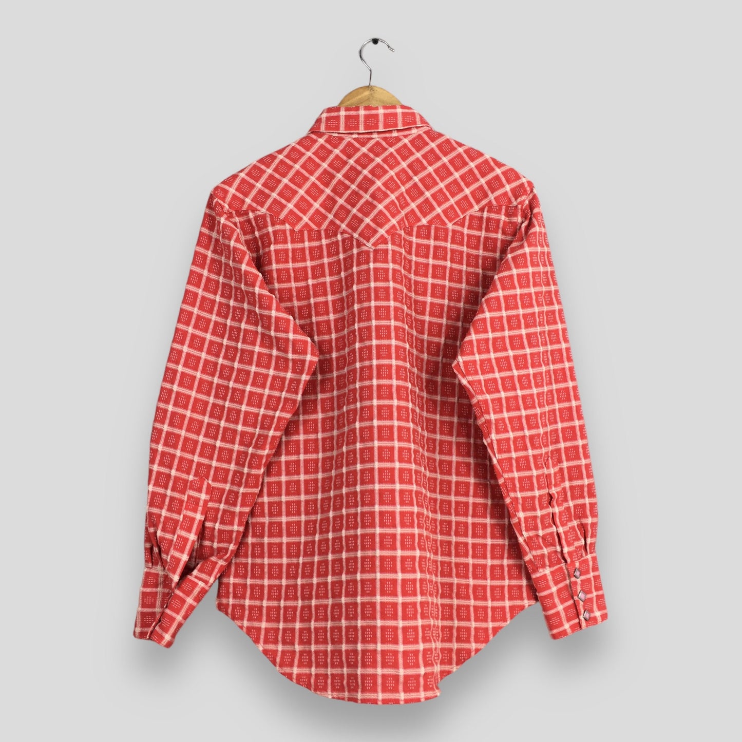 Sugar Cane Plaid Red Flannel Medium