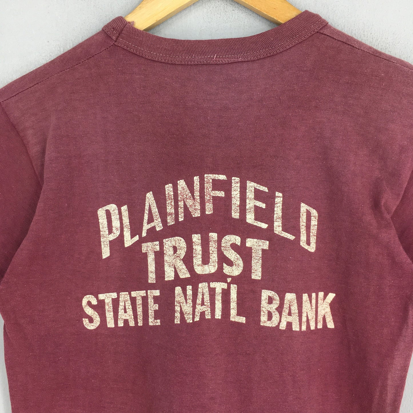 Vintage 1960's Hanes Sport Indians Plainfield Tshirt Small