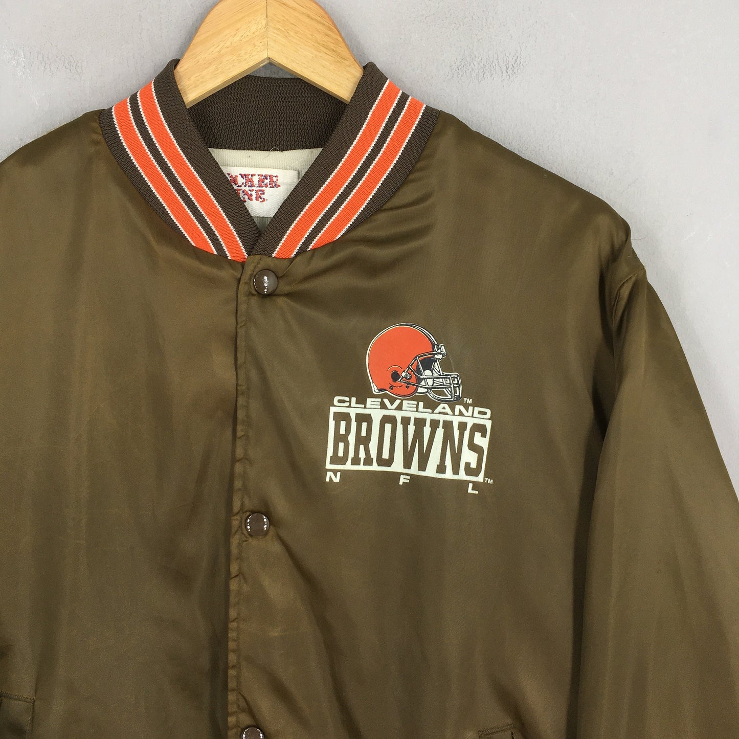 Cleveland Browns Rugby NFL Bomber Jacket Large