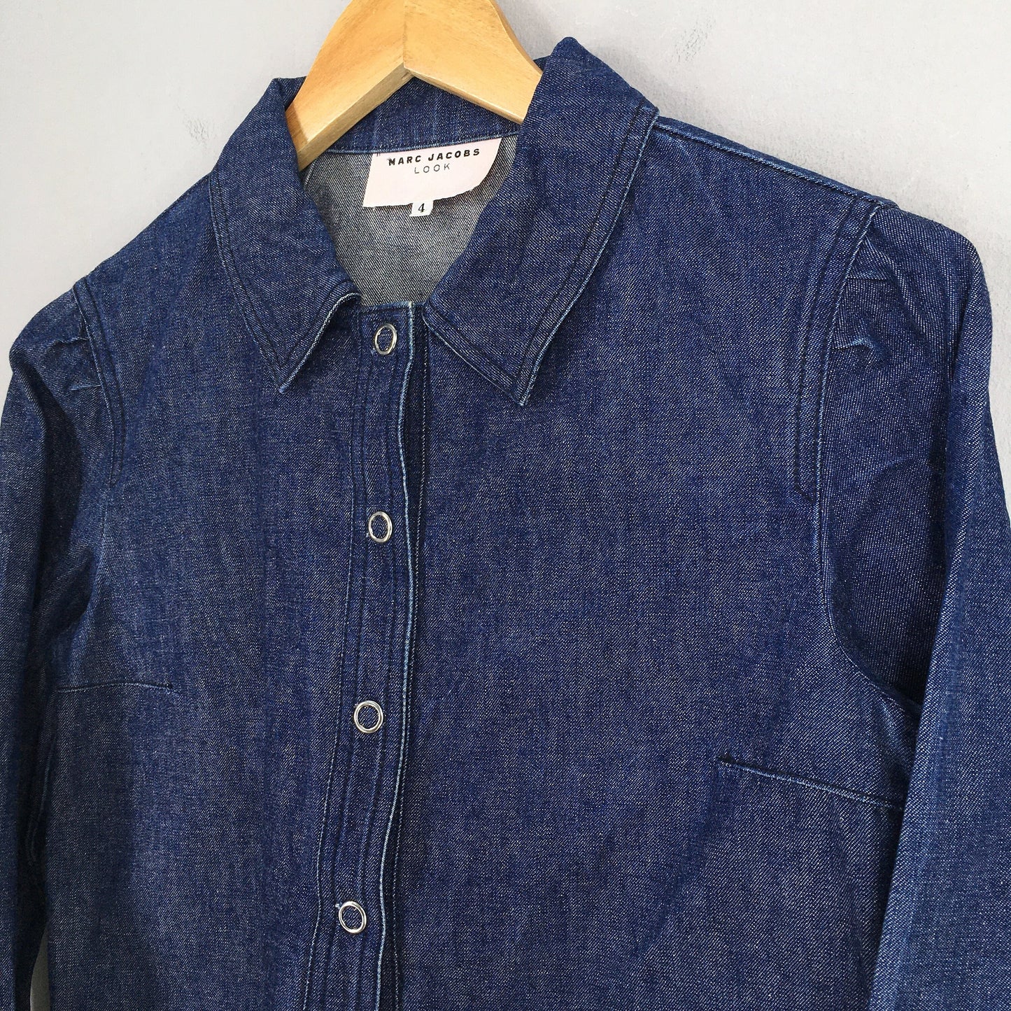 Marc Jacobs Blue Denim Women Shirt XSmall