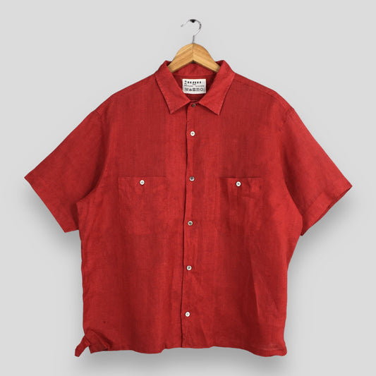 Dezert Made In Japan Linen Work Shirt XLarge