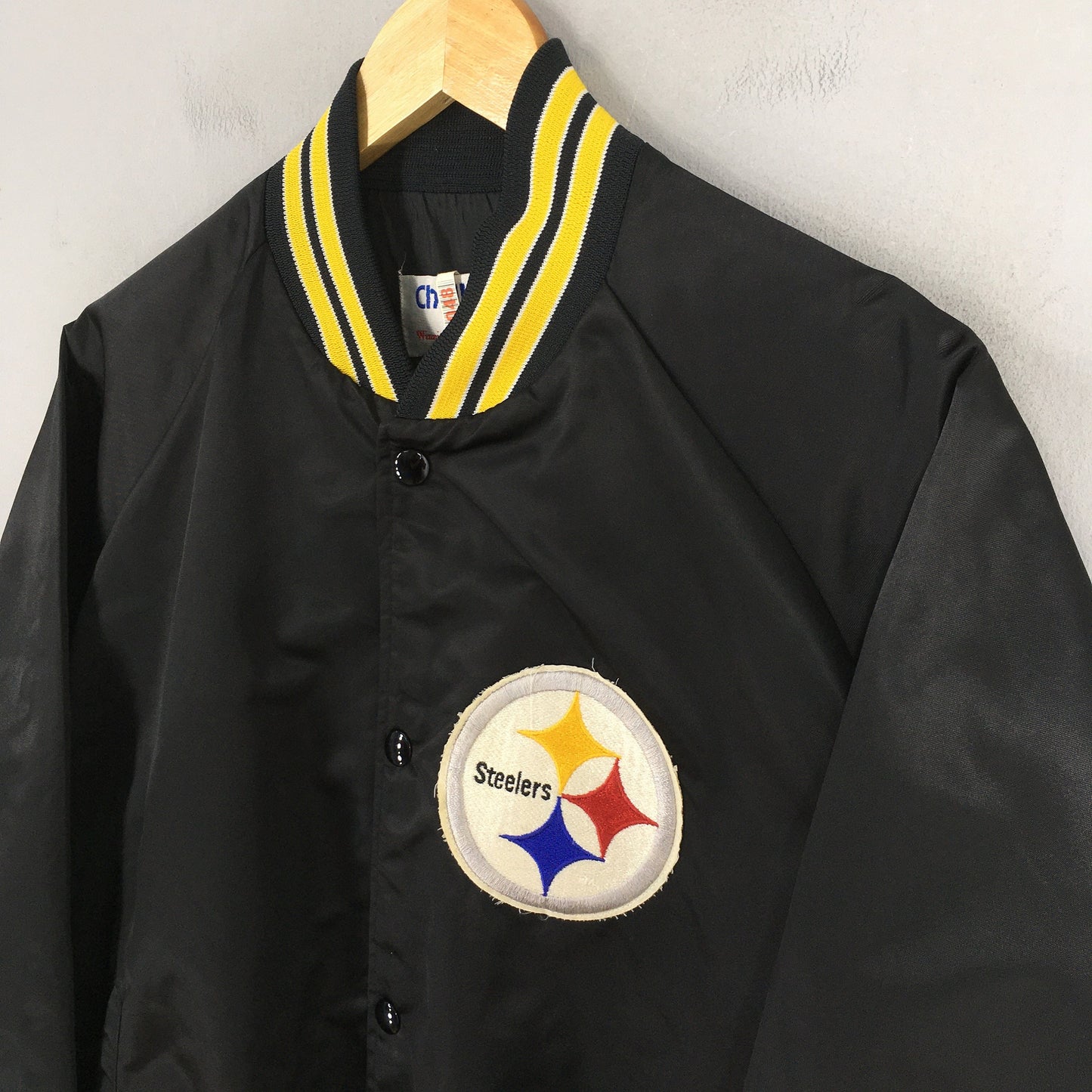 Pittsburgh Steelers Nfl Football Black Varsity Jacket XLarge