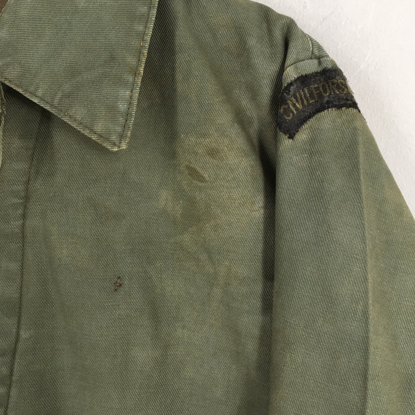 Swedish C48 Infrantry Military Olive Jacket Medium