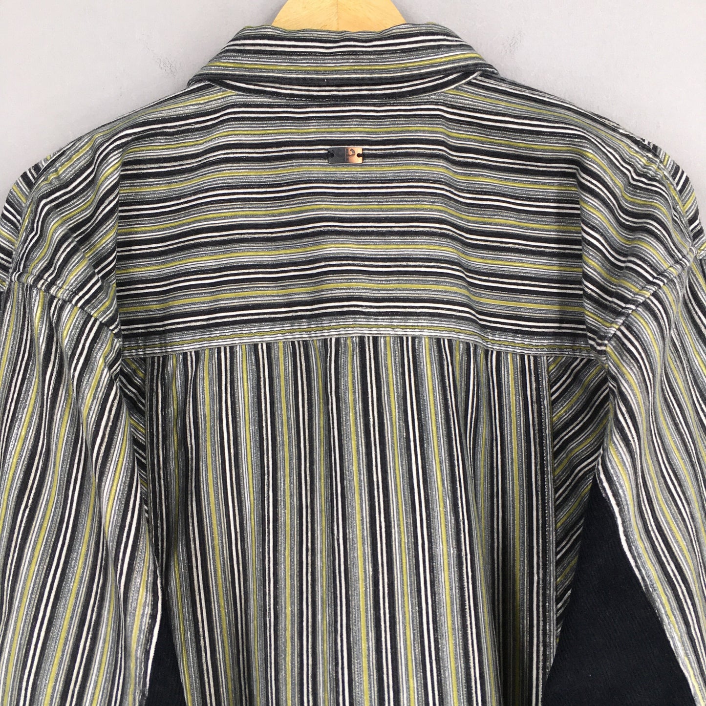 Pelle Pelle Multicolor Stripes Corduroy Shirt XLarge