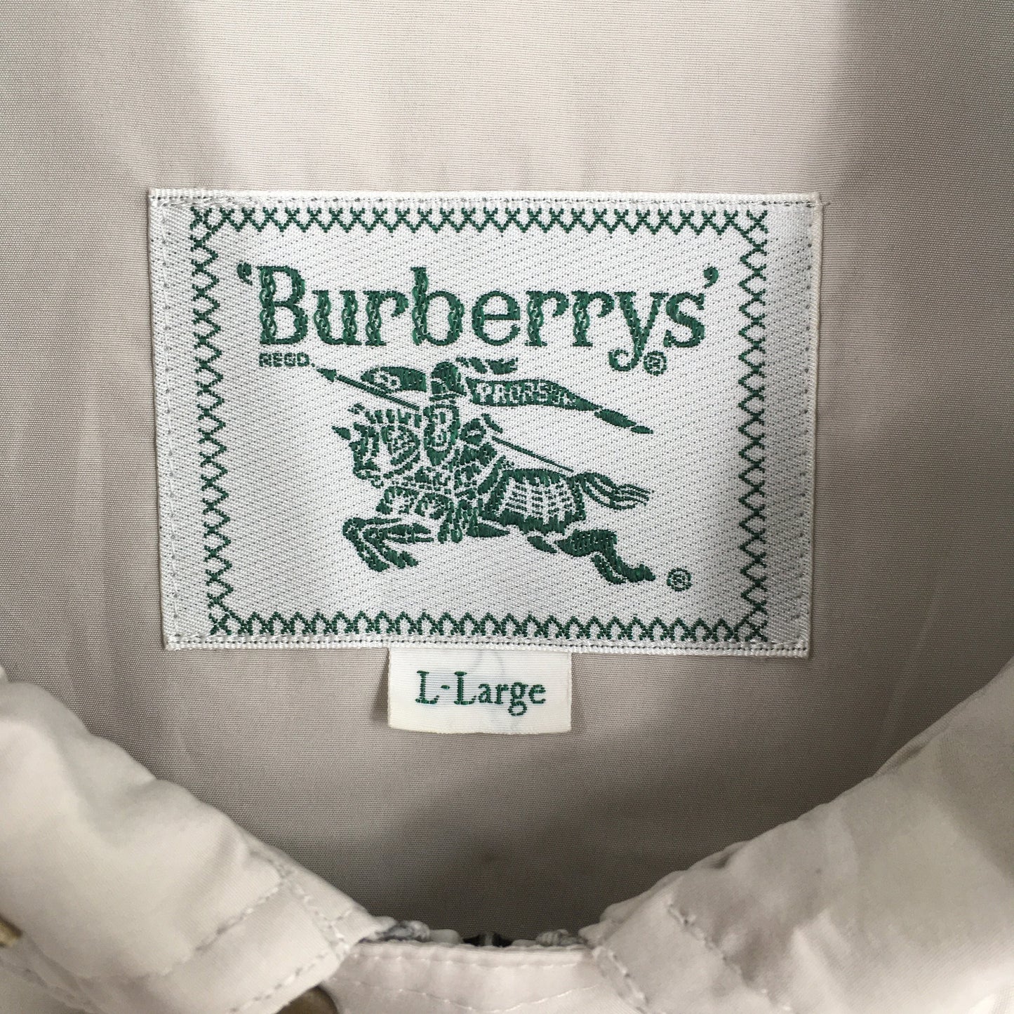 Burberrys England Harrington Coat Large