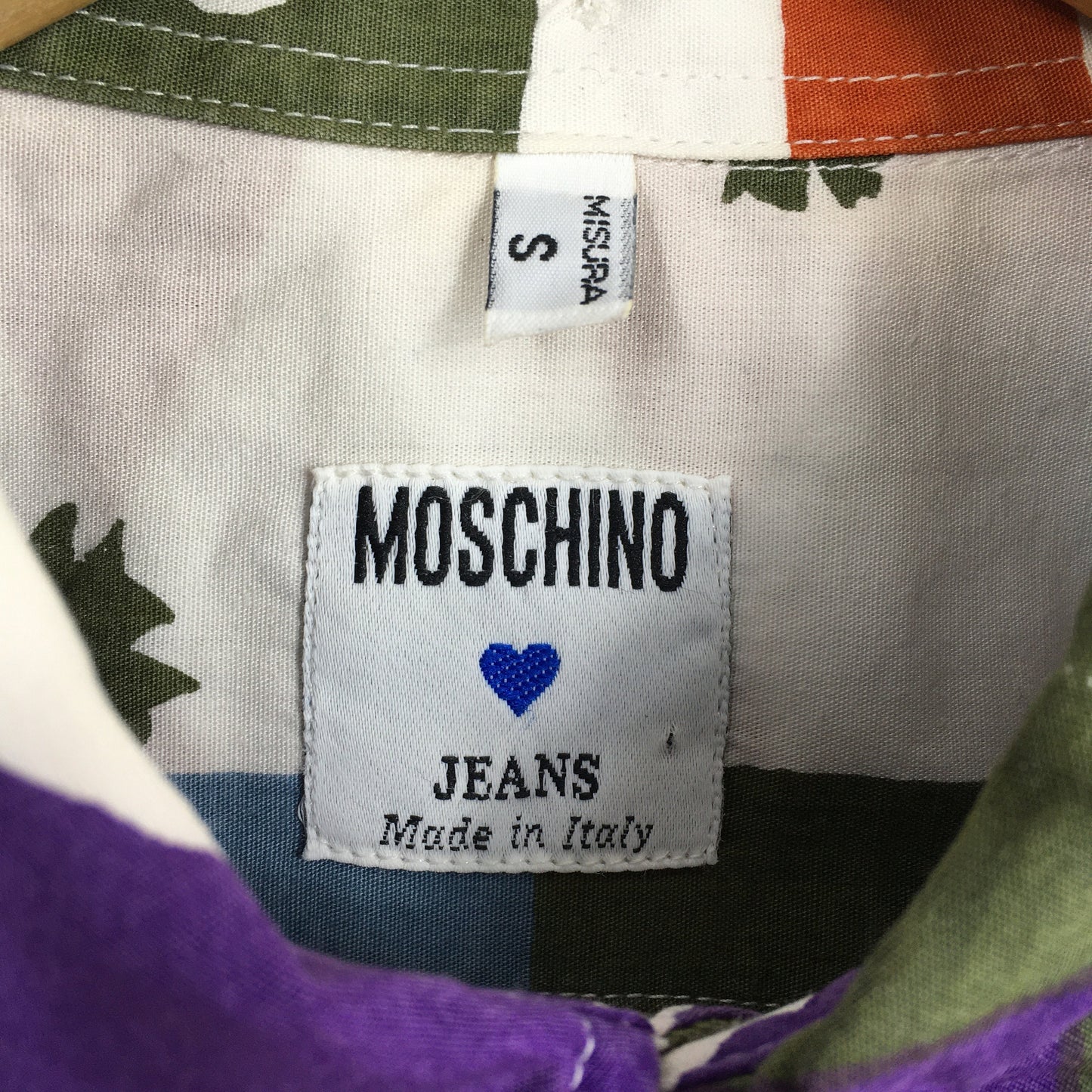 Moschino Jeans Retro Shirt Casual Small