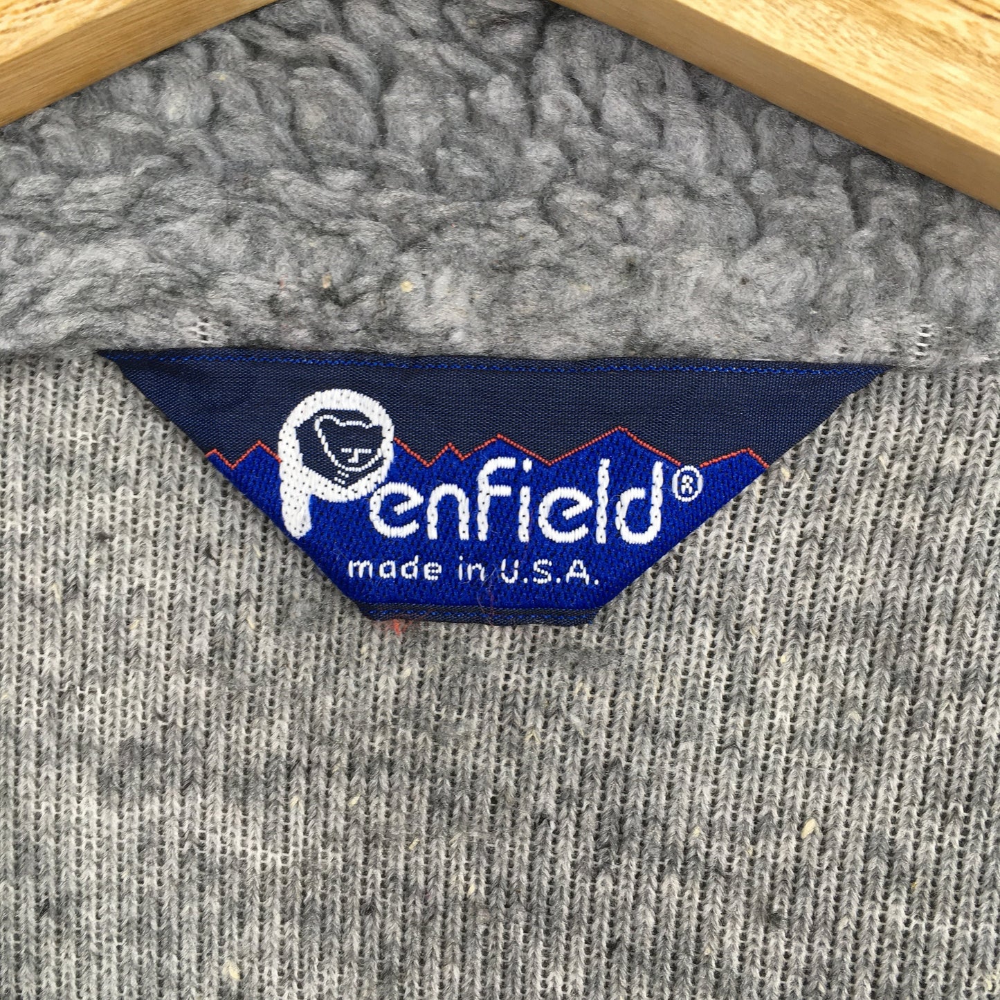 Penfield Polartec Gray Fleece Jacket Medium