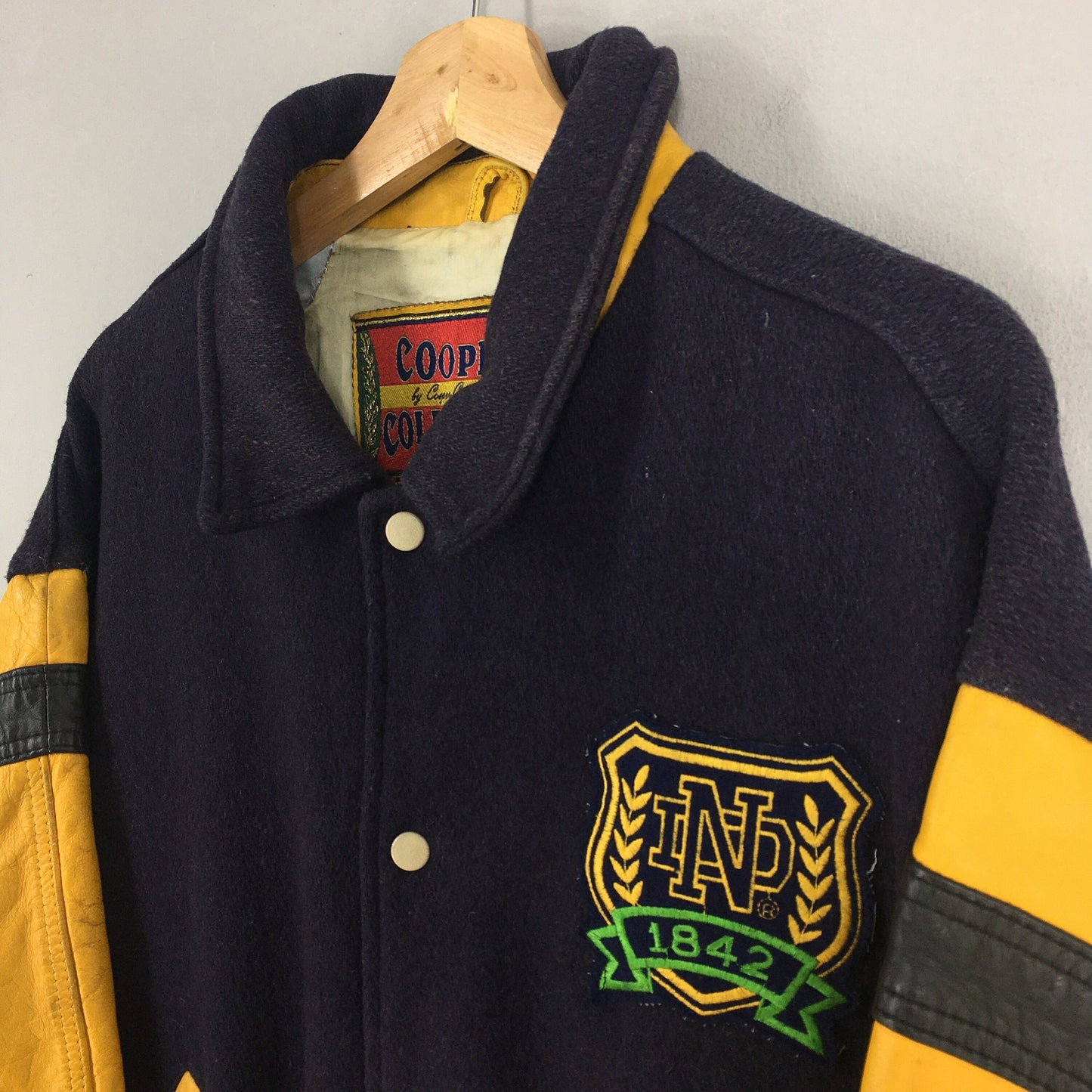 Notre Dame Football NCAA Varsity Jacket Large