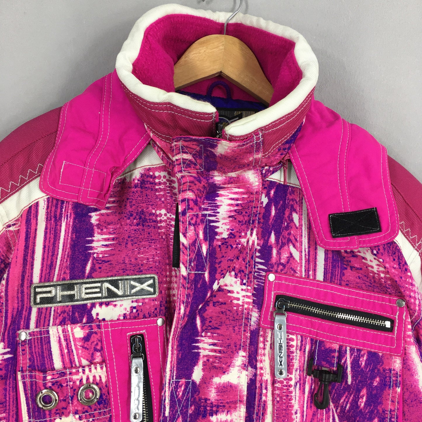 Phenix Pink Ski Wear Hoodie Jacket Medium