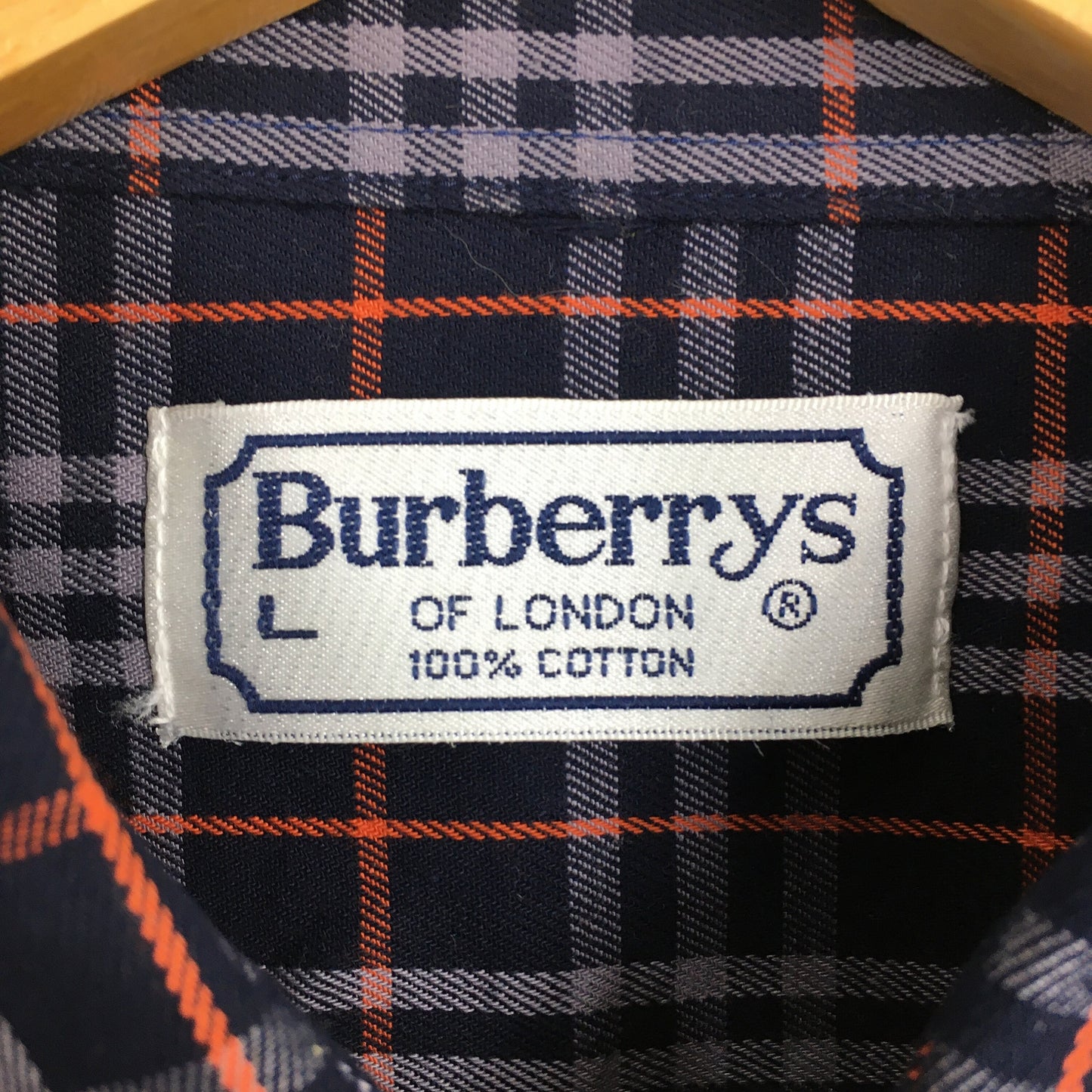 Burberrys Nova Check Blue Shirt Medium