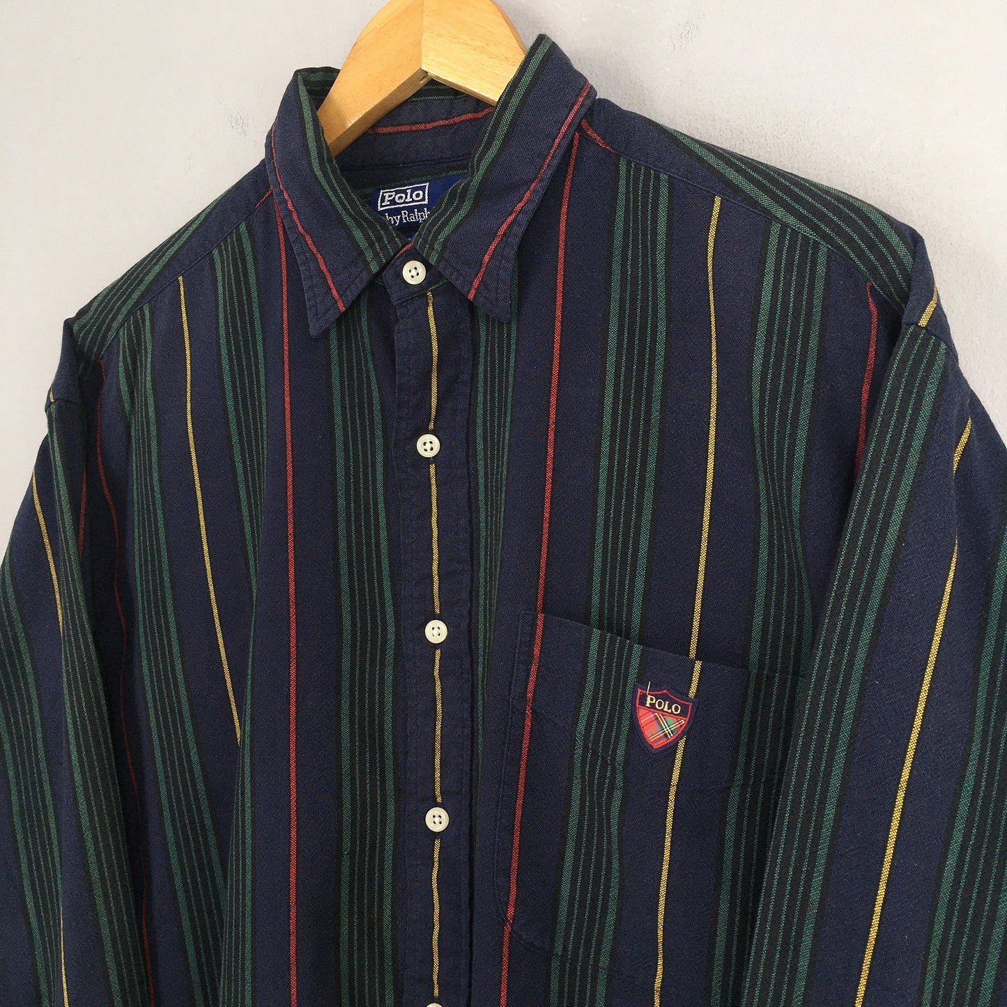 Polo Ralph Lauren Vertical Striped Shirt Large