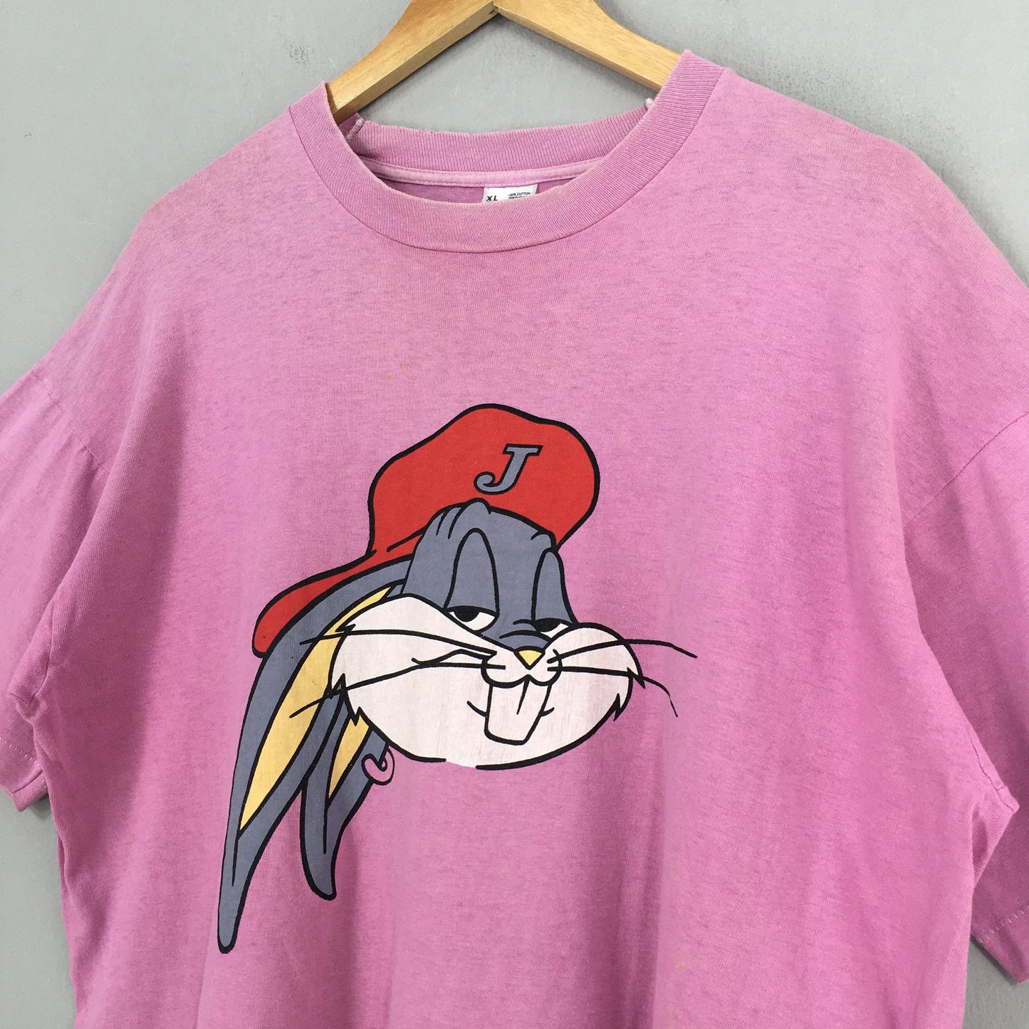 Looney Tunes Bugs Bunny Pink T shirt XLarge