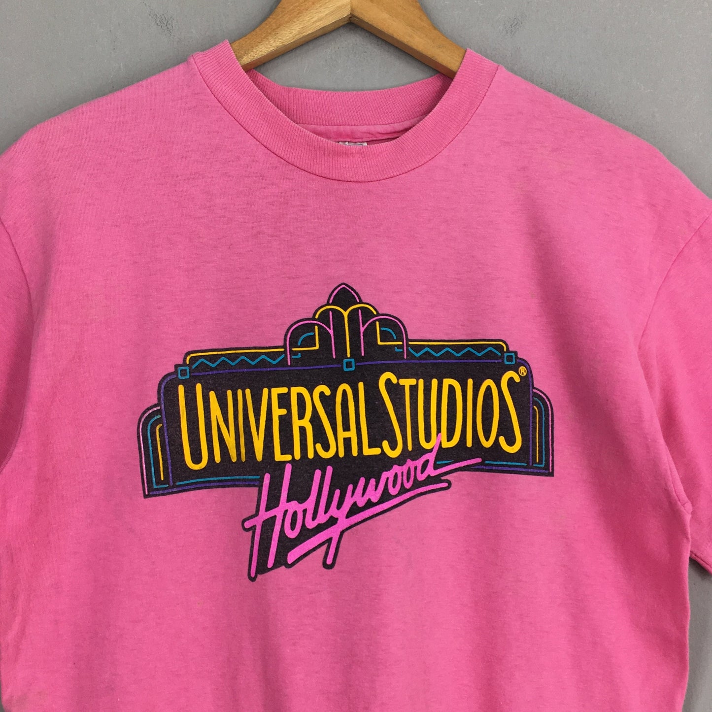 Universal Studios Hollywood Usa Pink T shirt Medium