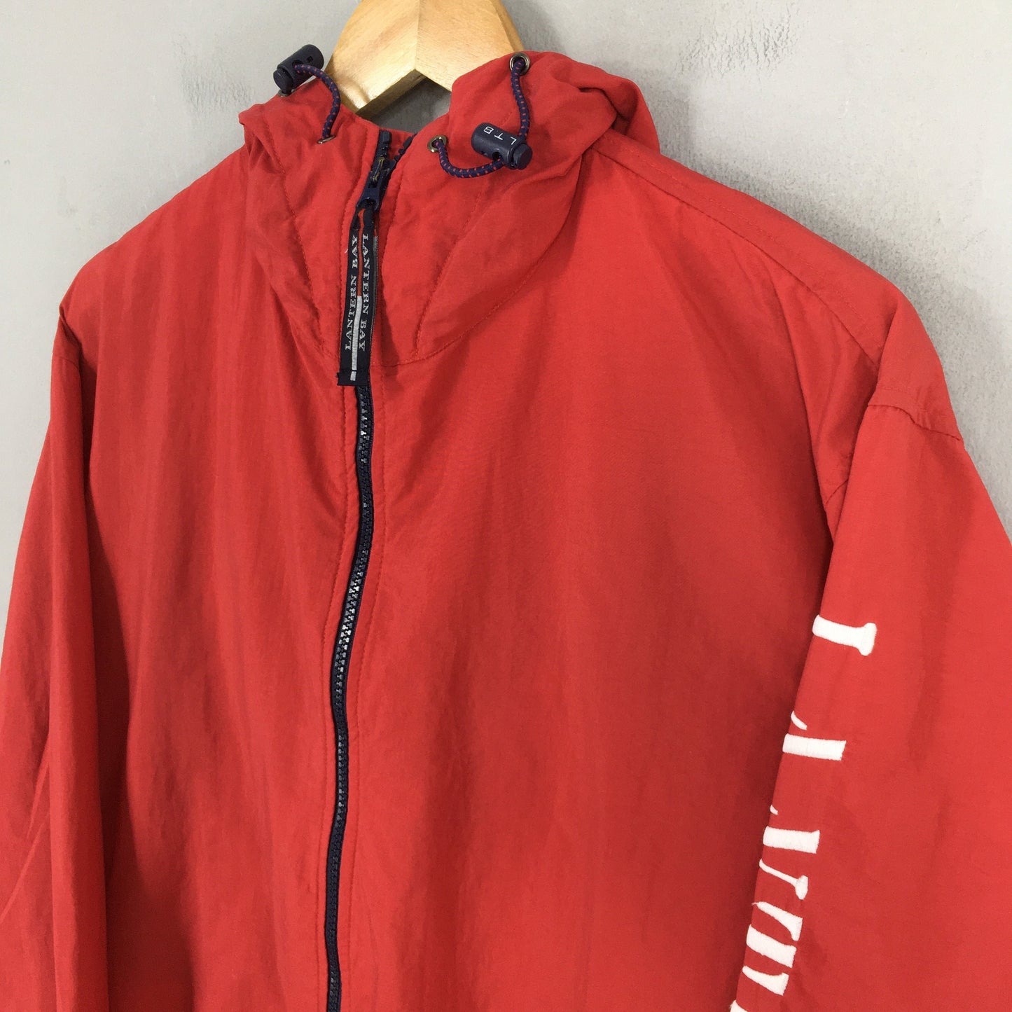 Lantern Bay Red Hoodie Jacket Large