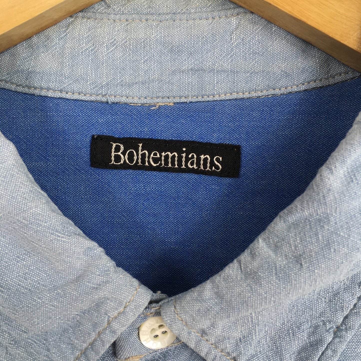 Bohemians Japan Blue Chambray Shirt Medium