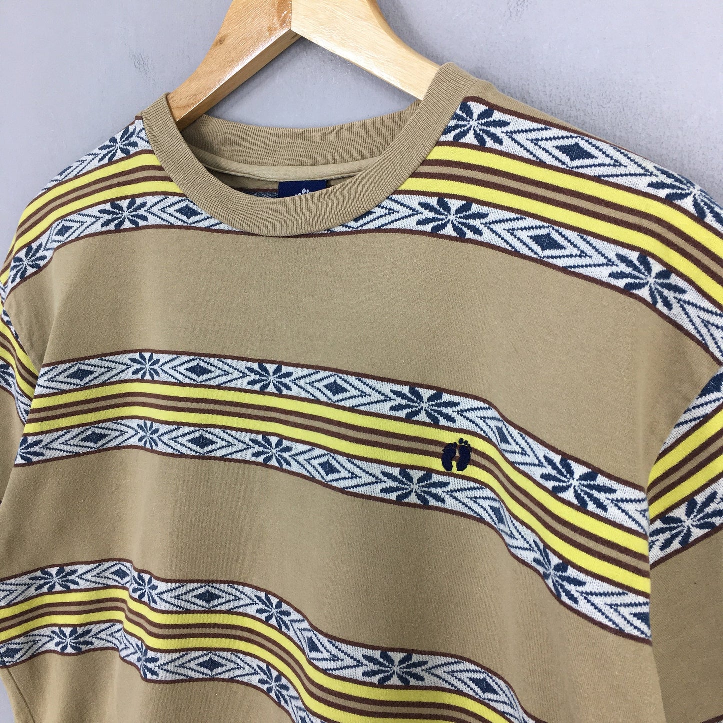 Hang Ten Multicolor Stripes Tshirt Large