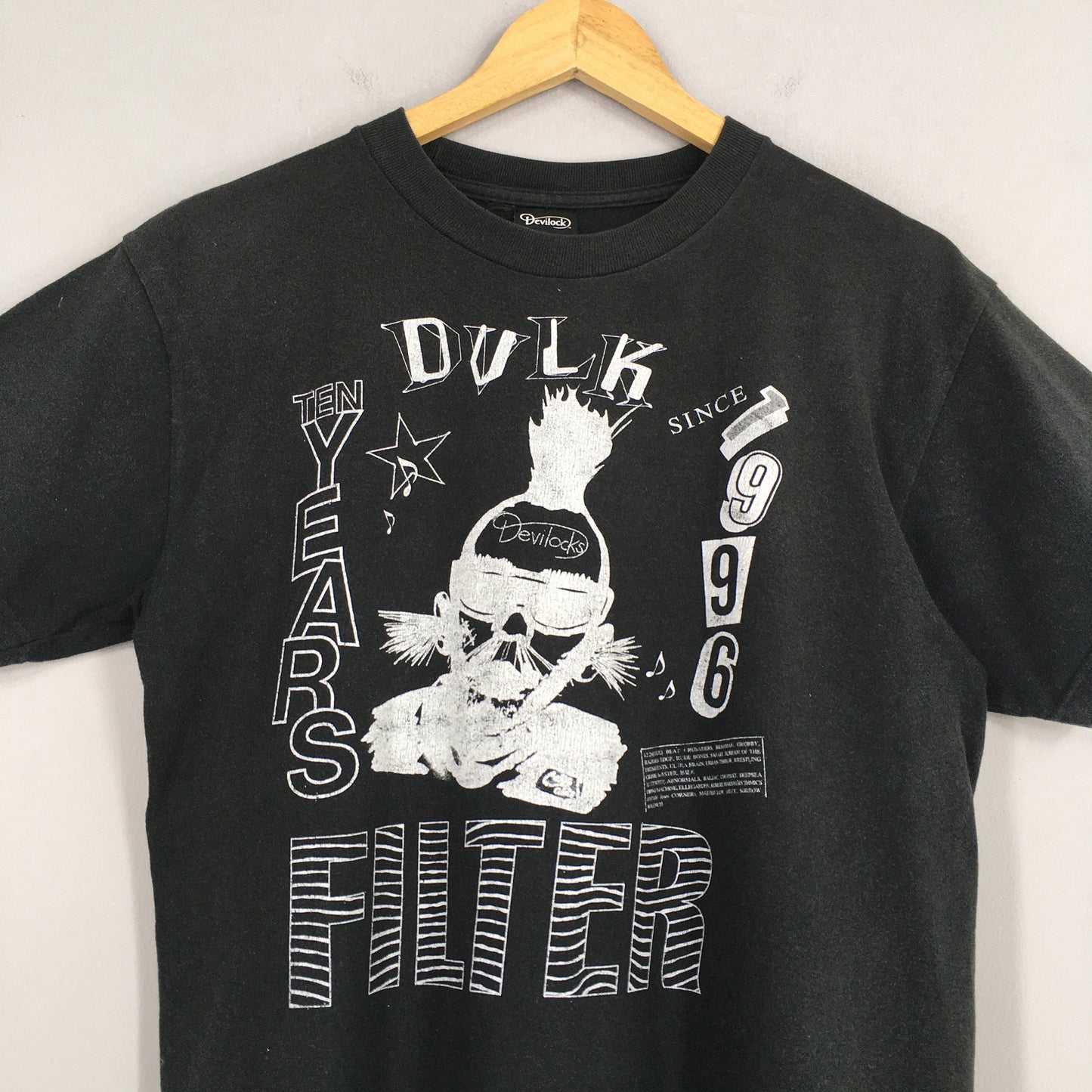 Devilock Japanese Streetwear Black T shirt Medium