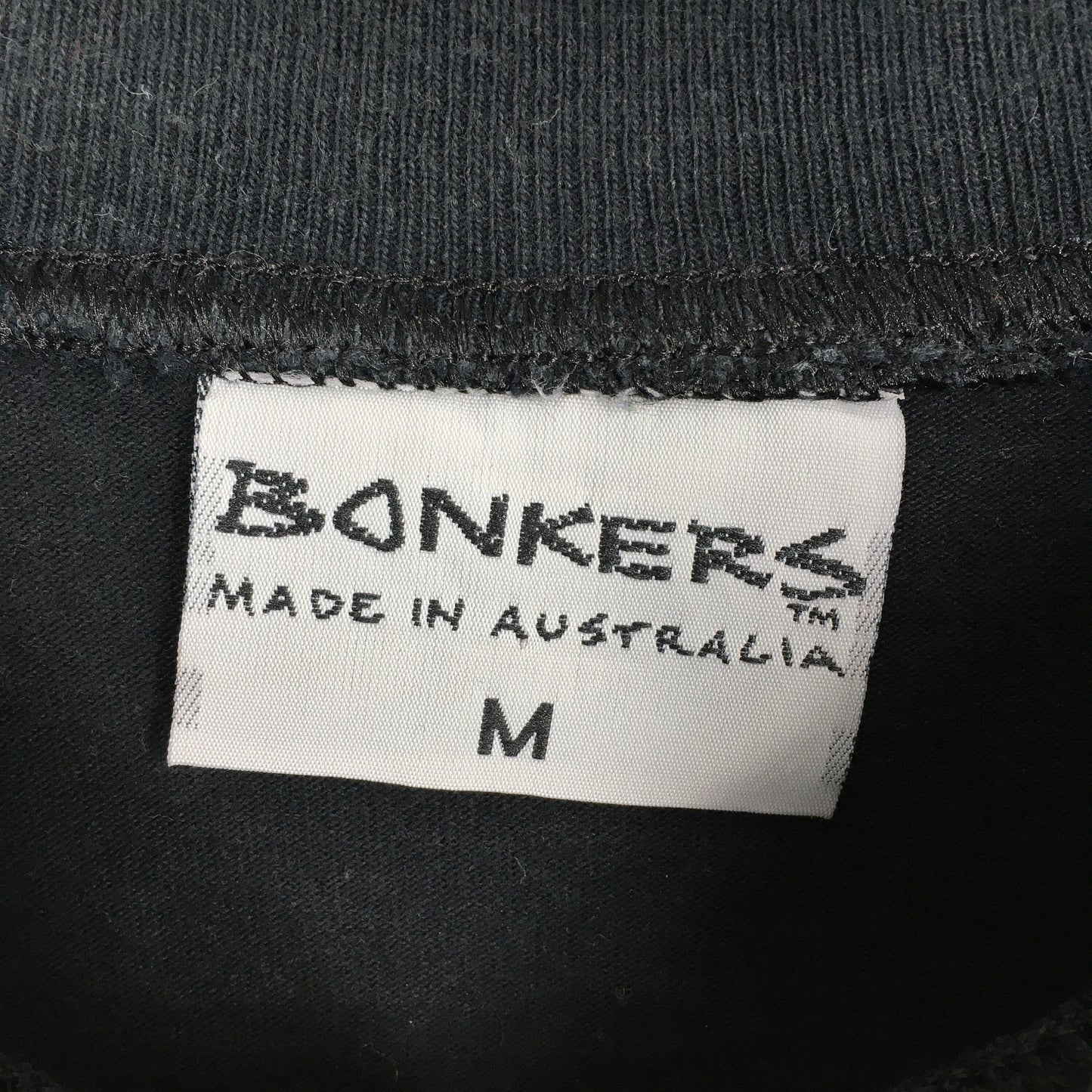 Bonkers Surfers Paradise Australia Black T shirt Medium