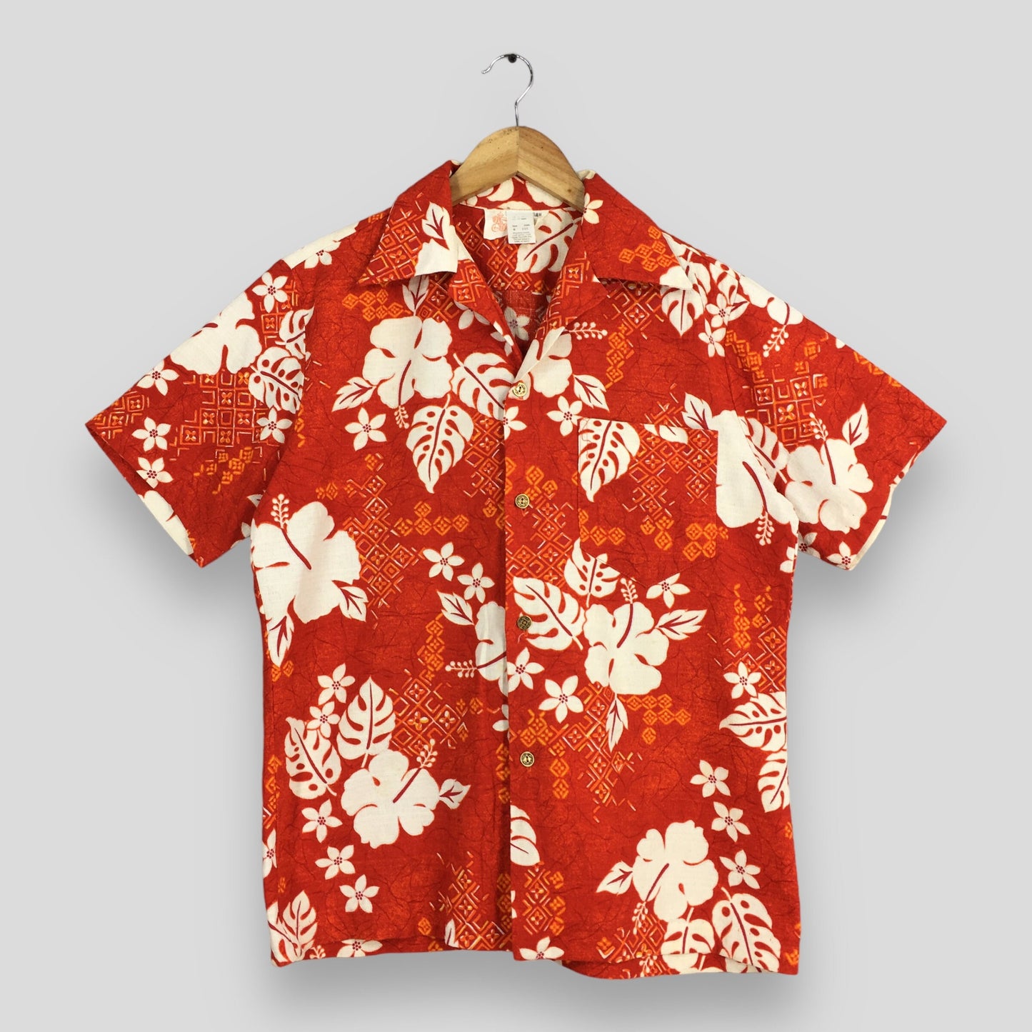 Hawaiian Hibiscus Flower Tropical Hawaii Shirt Medium