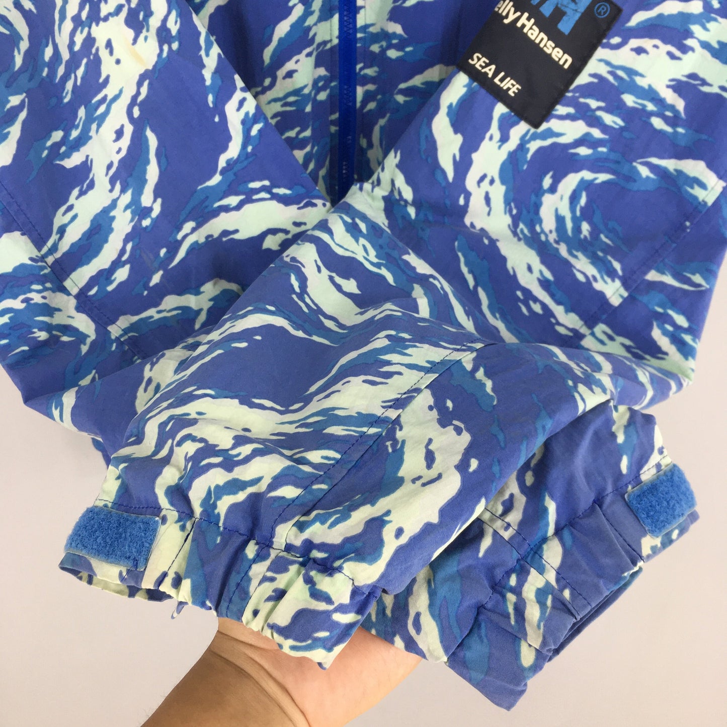 Helly Hansen Sea Life Abstract Windbreaker Jacket Large