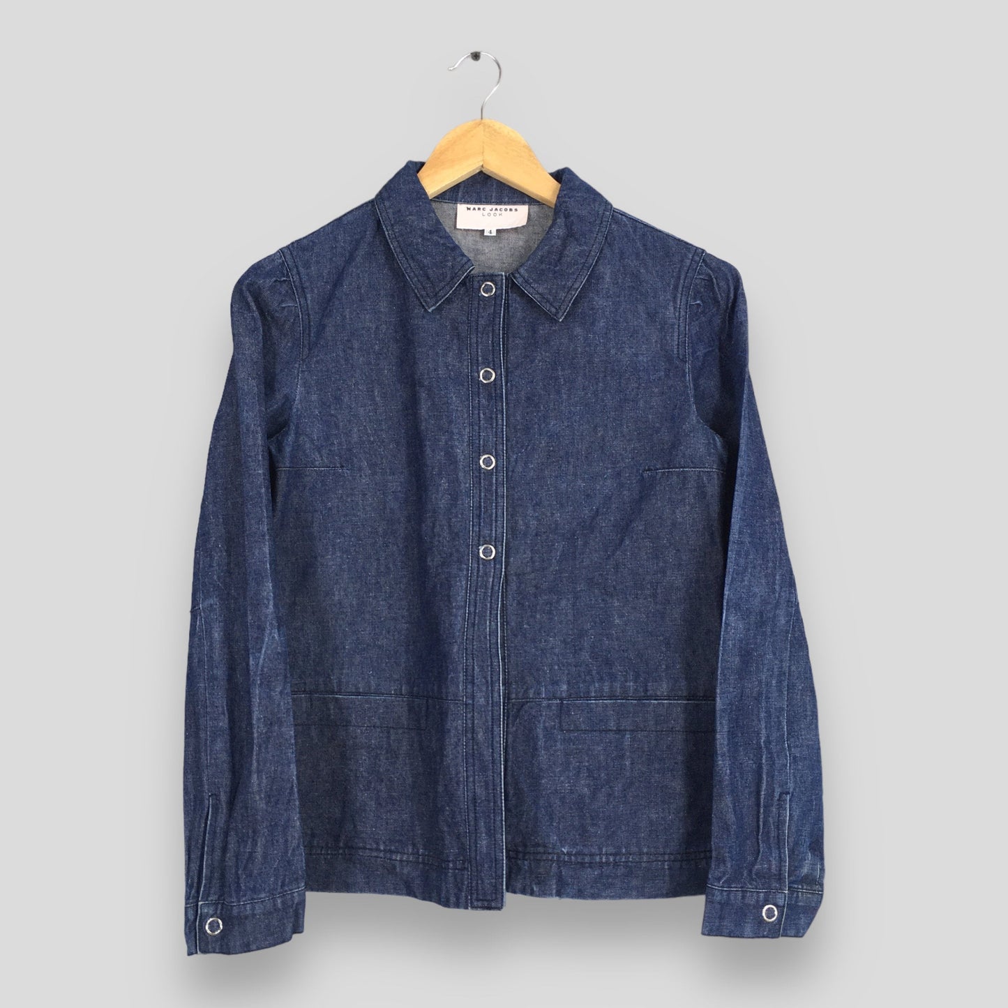 Marc Jacobs Blue Denim Women Shirt XSmall