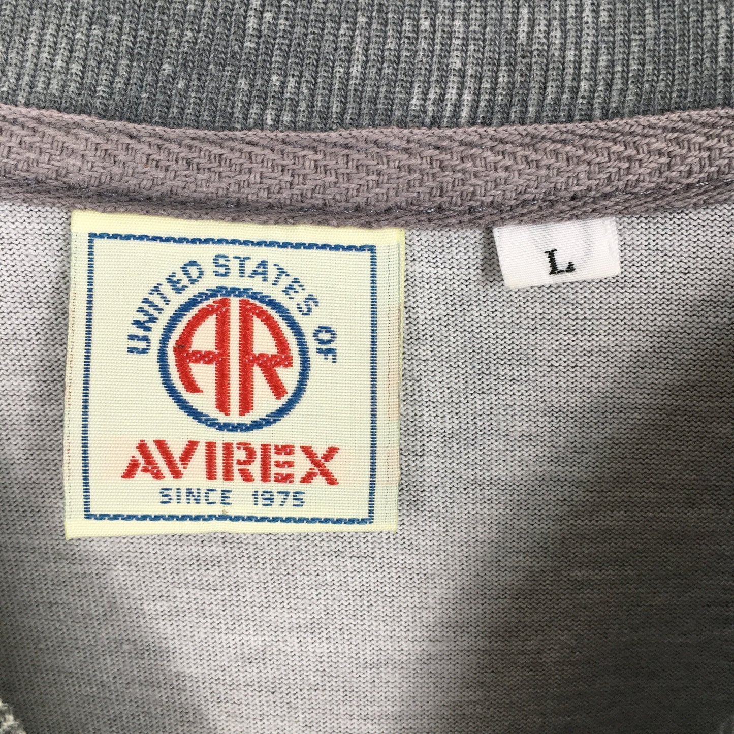 Avirex Usa Air Force Gray T shirt Large