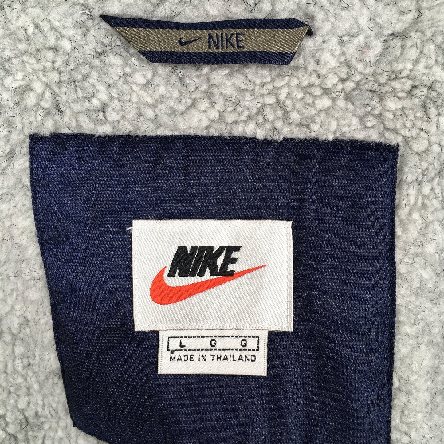 Nike Swoosh Blue Jacket Large