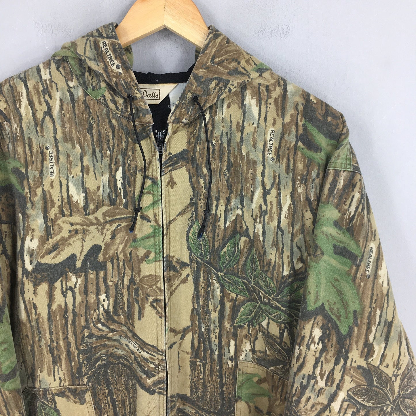 Walls Real Tree Camo Olive Hoodie Jacket XXLarge