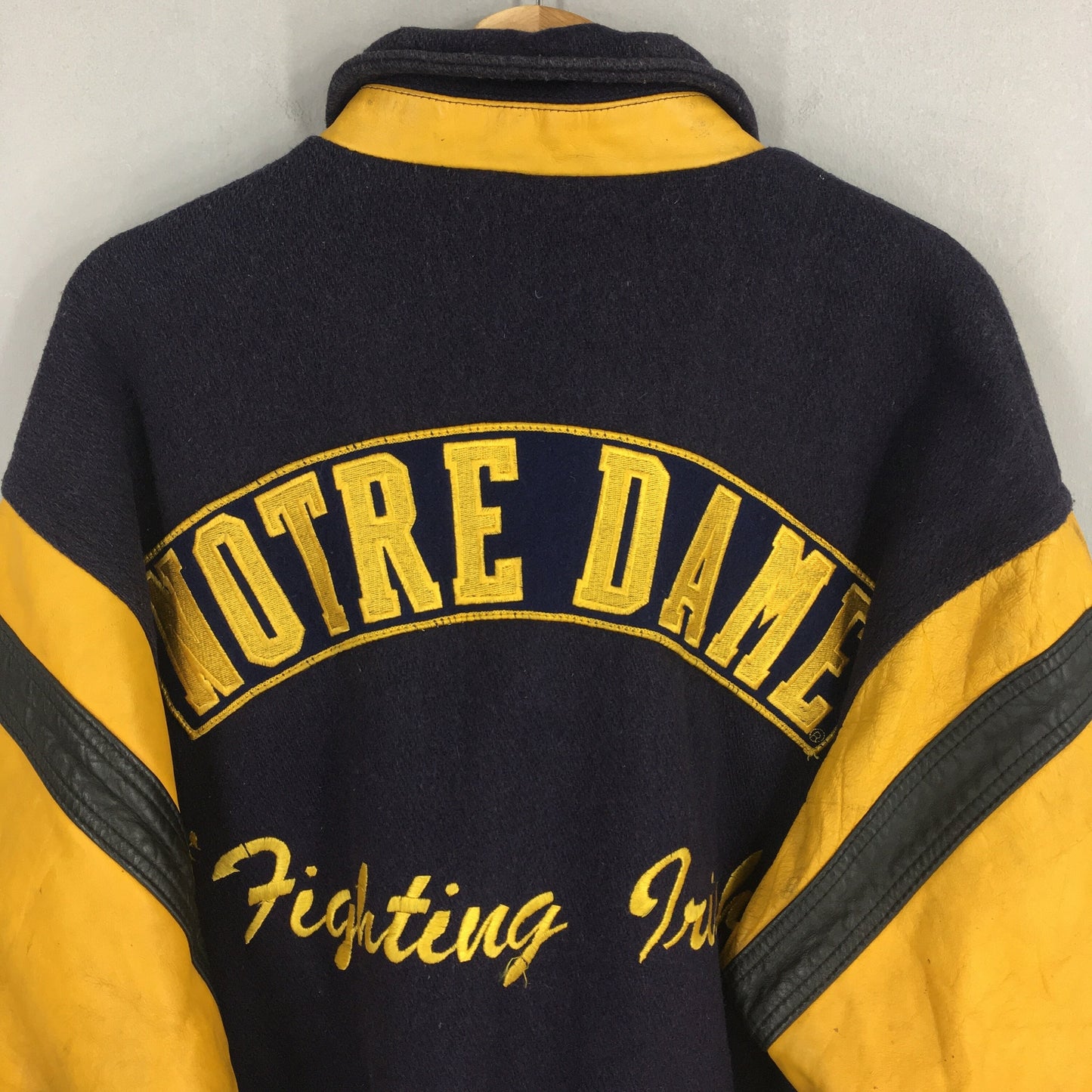 Notre Dame Football NCAA Varsity Jacket Large