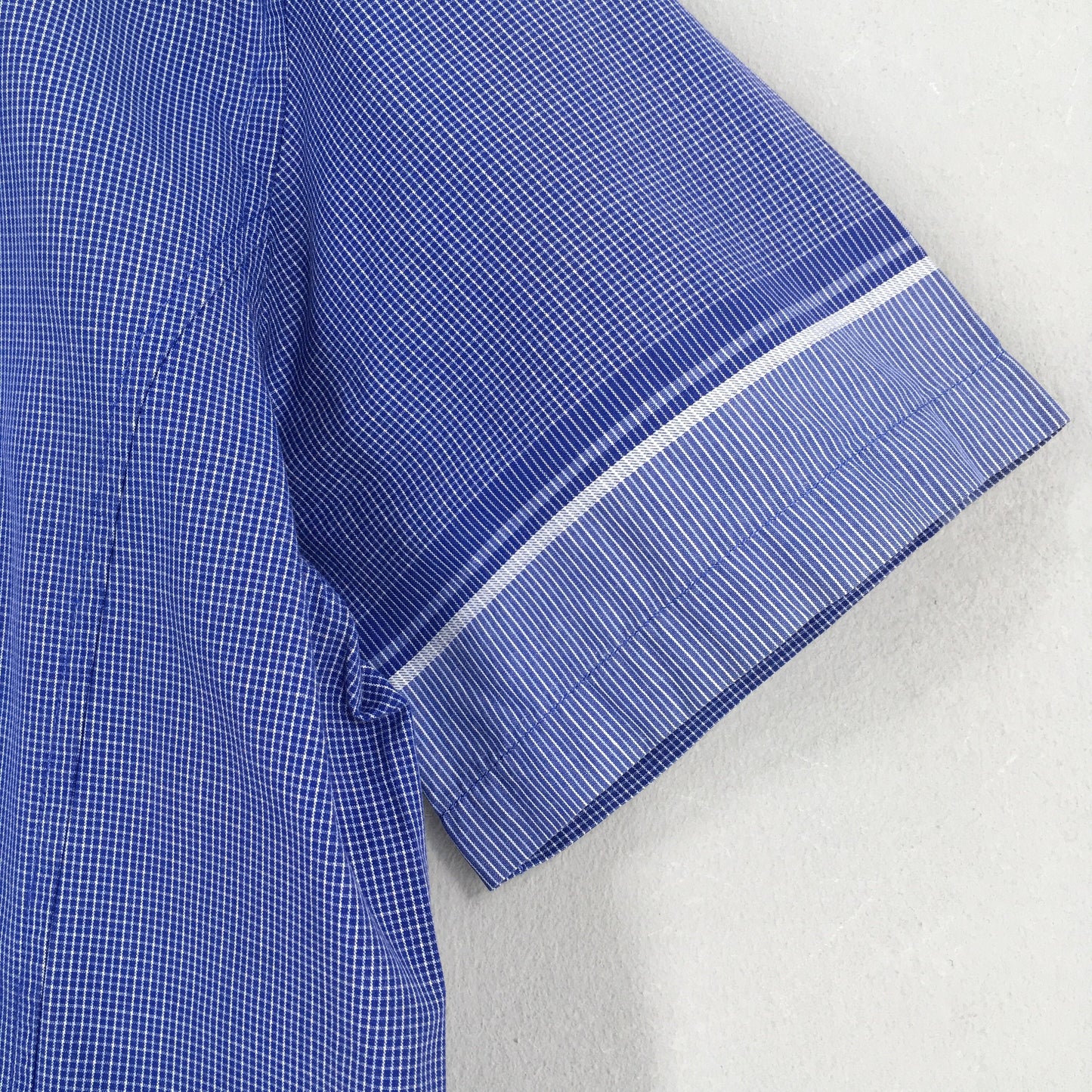 AAR Y's Yohji Yamamoto Blue Checked Oxfords Shirt Medium